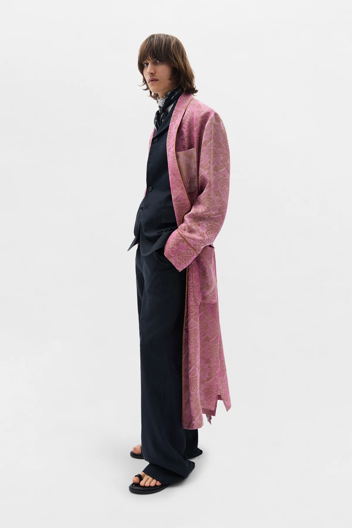 Vorm Fluid Belted Lounge Coat - Image 4