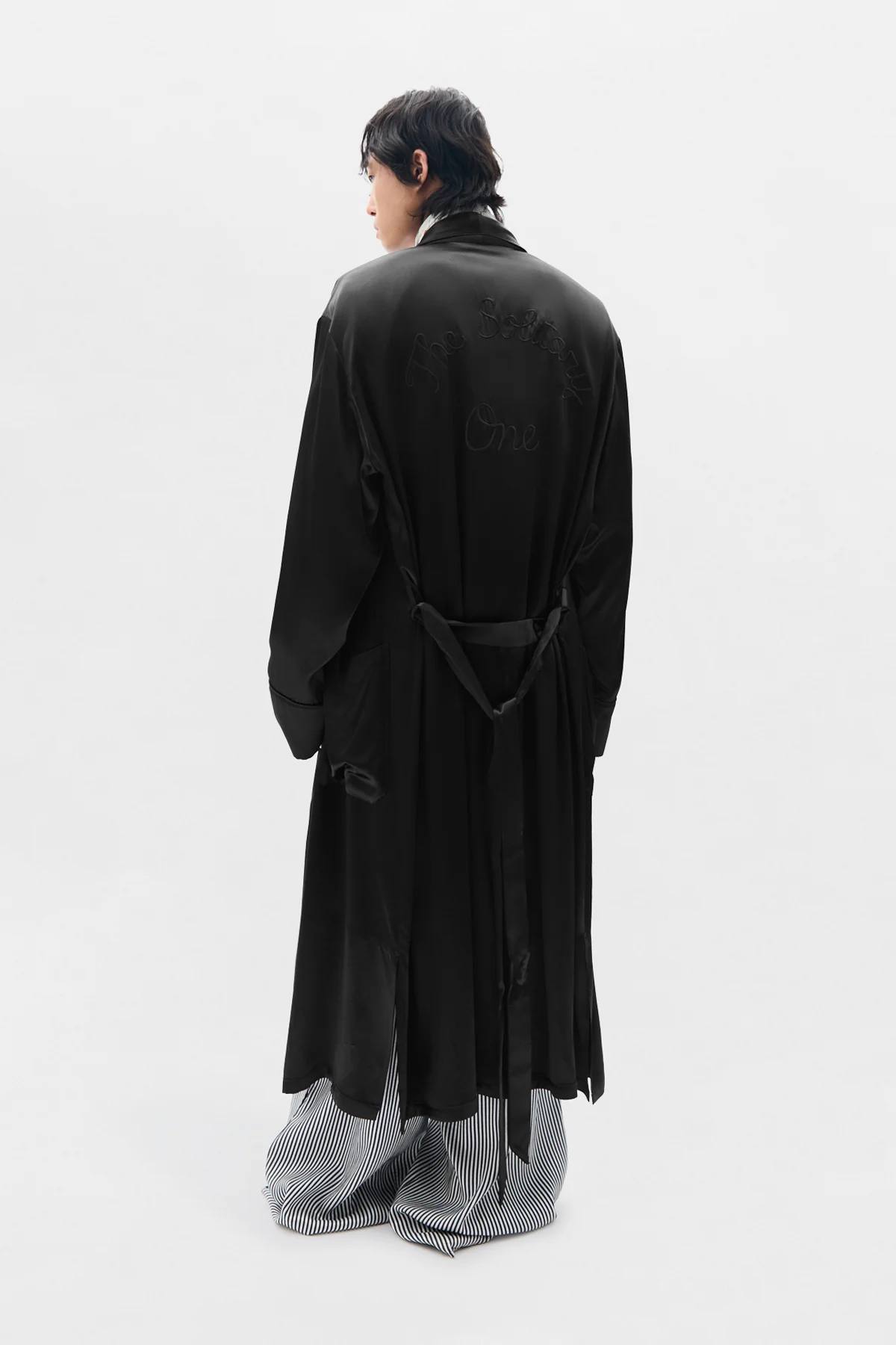 Vorm Fluid Belted Lounge Coat - Image 4