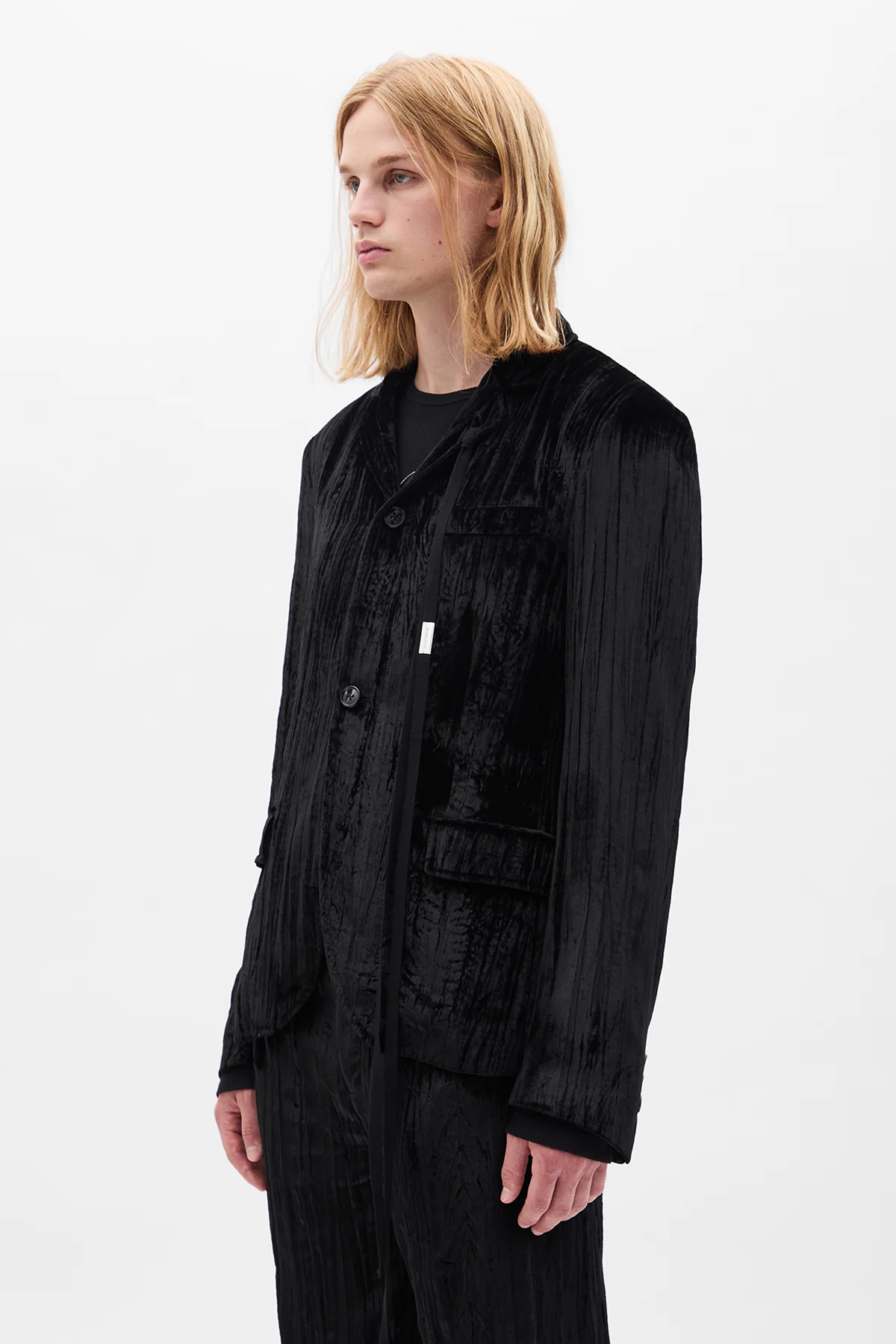 Lucius Slim Fit Deconstructed Jacket - Image 2