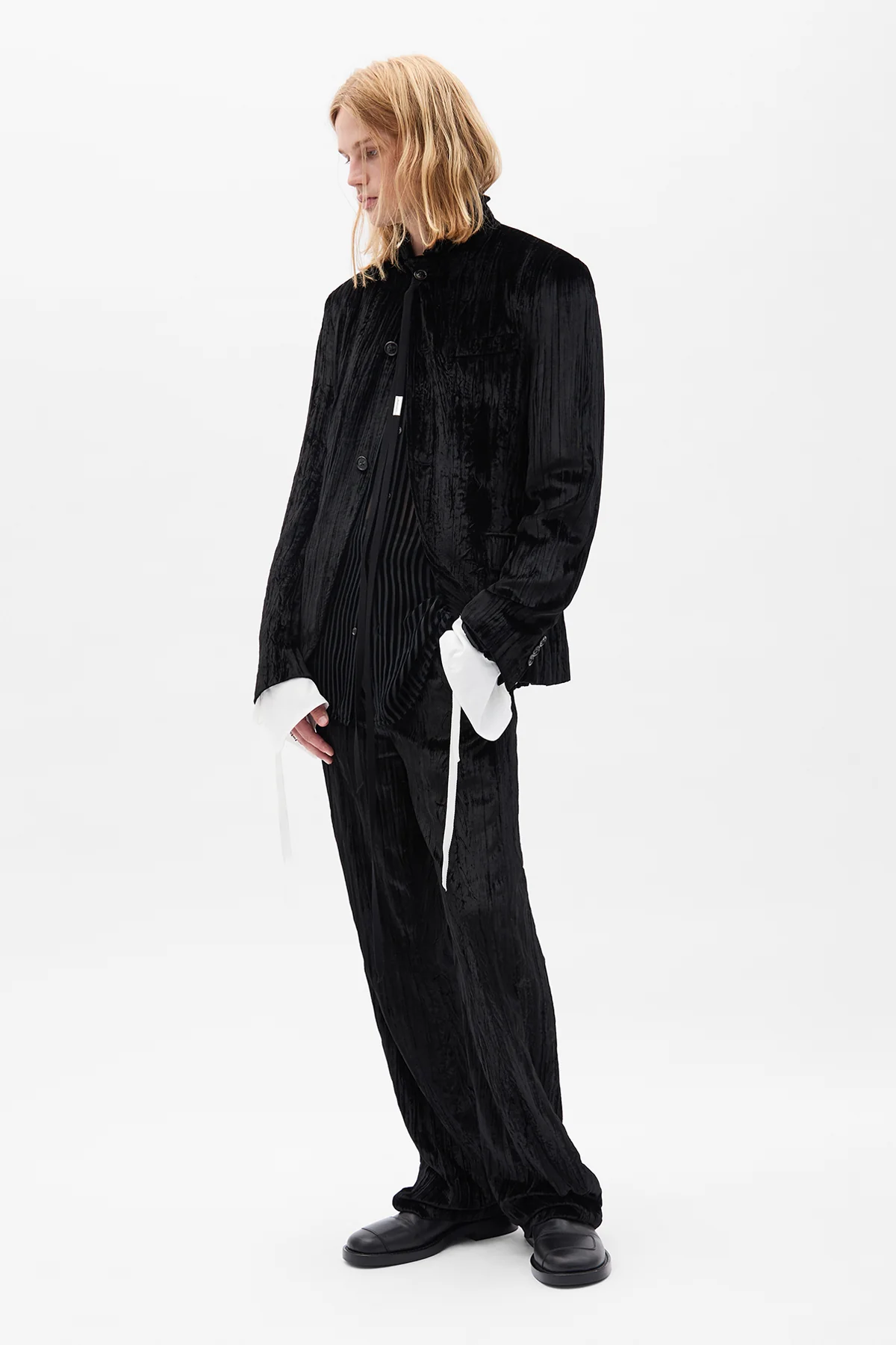 Lucius Slim Fit Deconstructed Jacket - Image 6