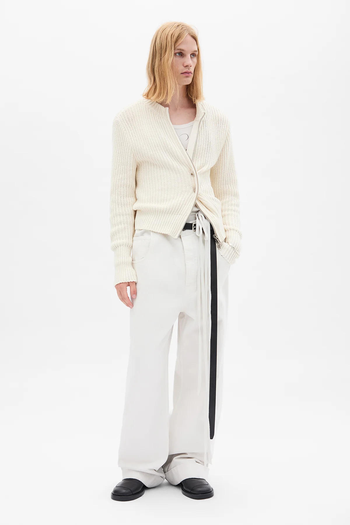 Ismael Zipped Knit Bomber - Image 4