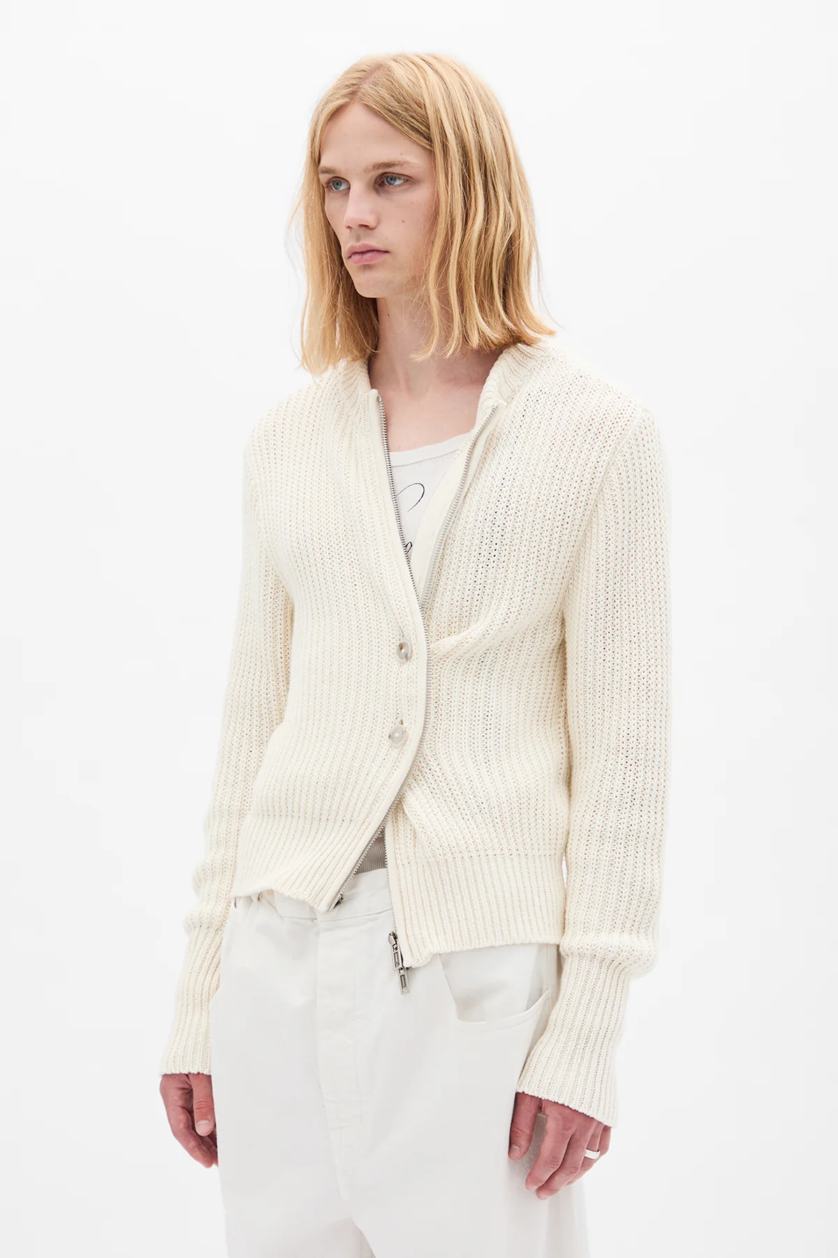 Ismael Zipped Knit Bomber - Image 6
