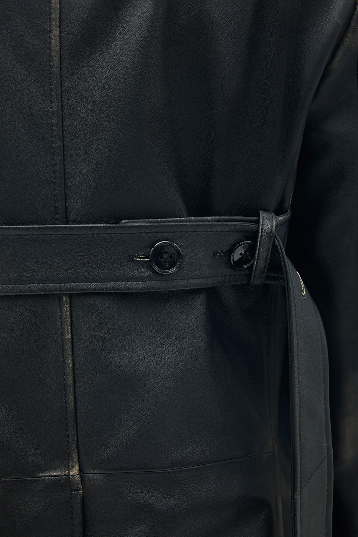 Ailo X-Long Belted Coat - Image 8