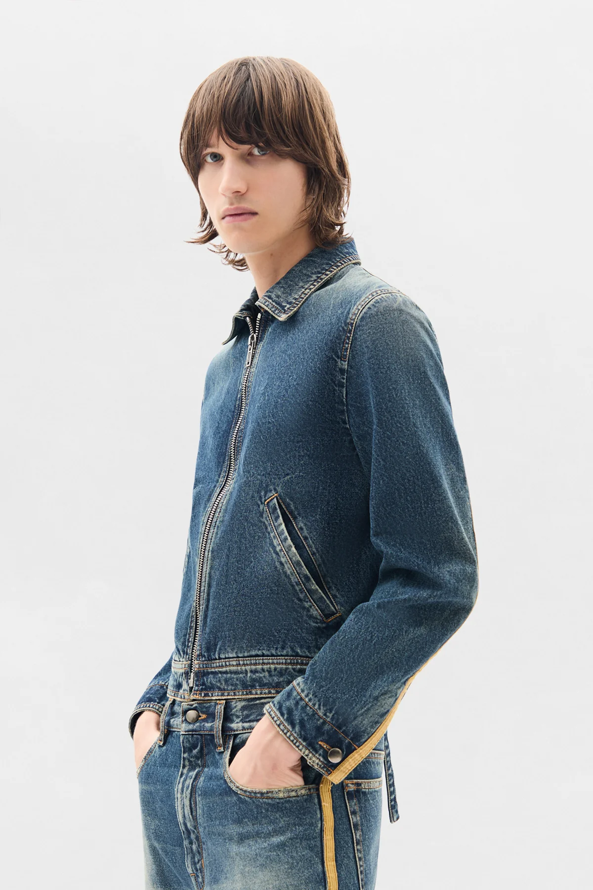 Rocco Slim Fit Zipped Blouson - Image 2