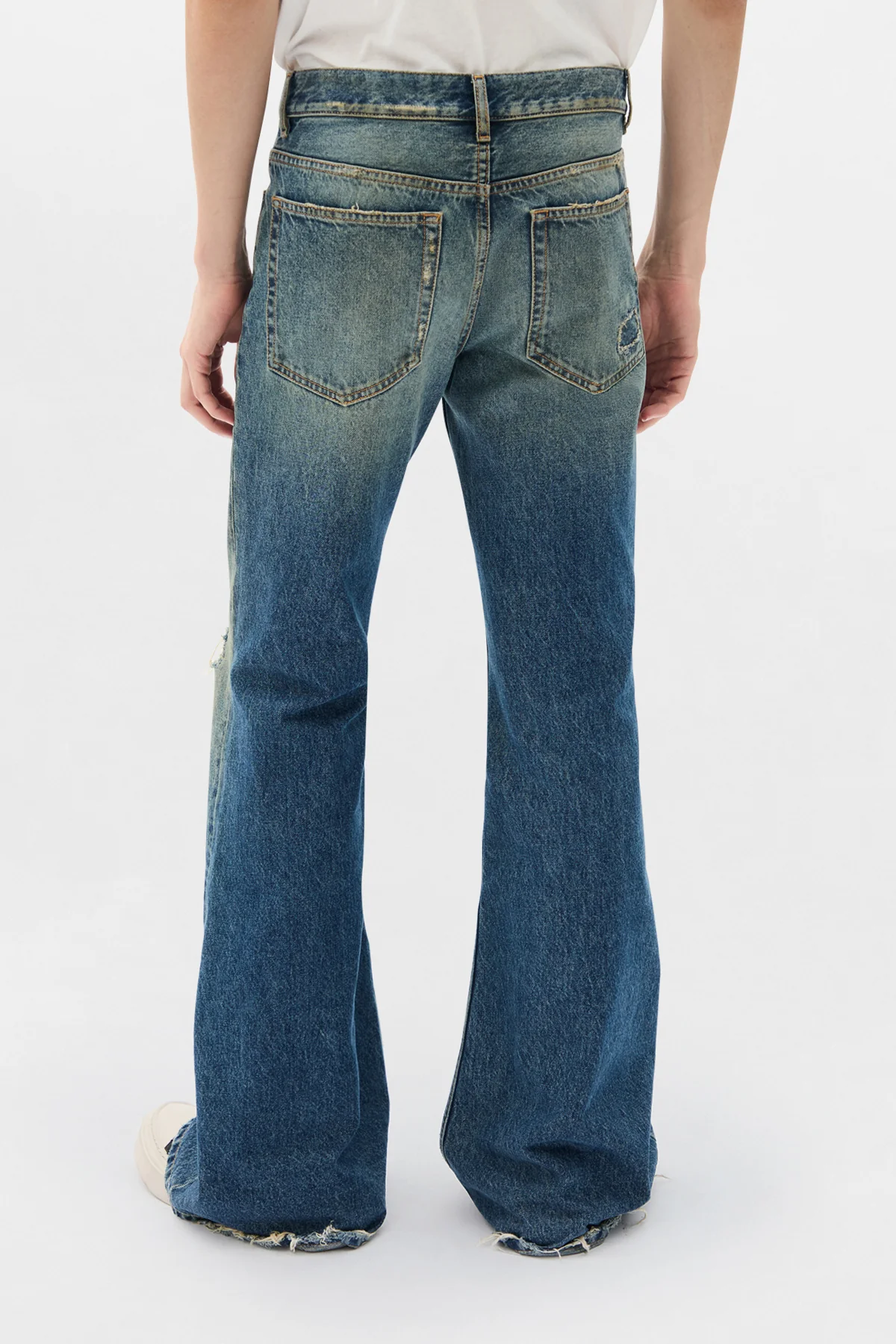 Hamo 5-Pockets Slim Fit Bootcut Trousers - Image 3