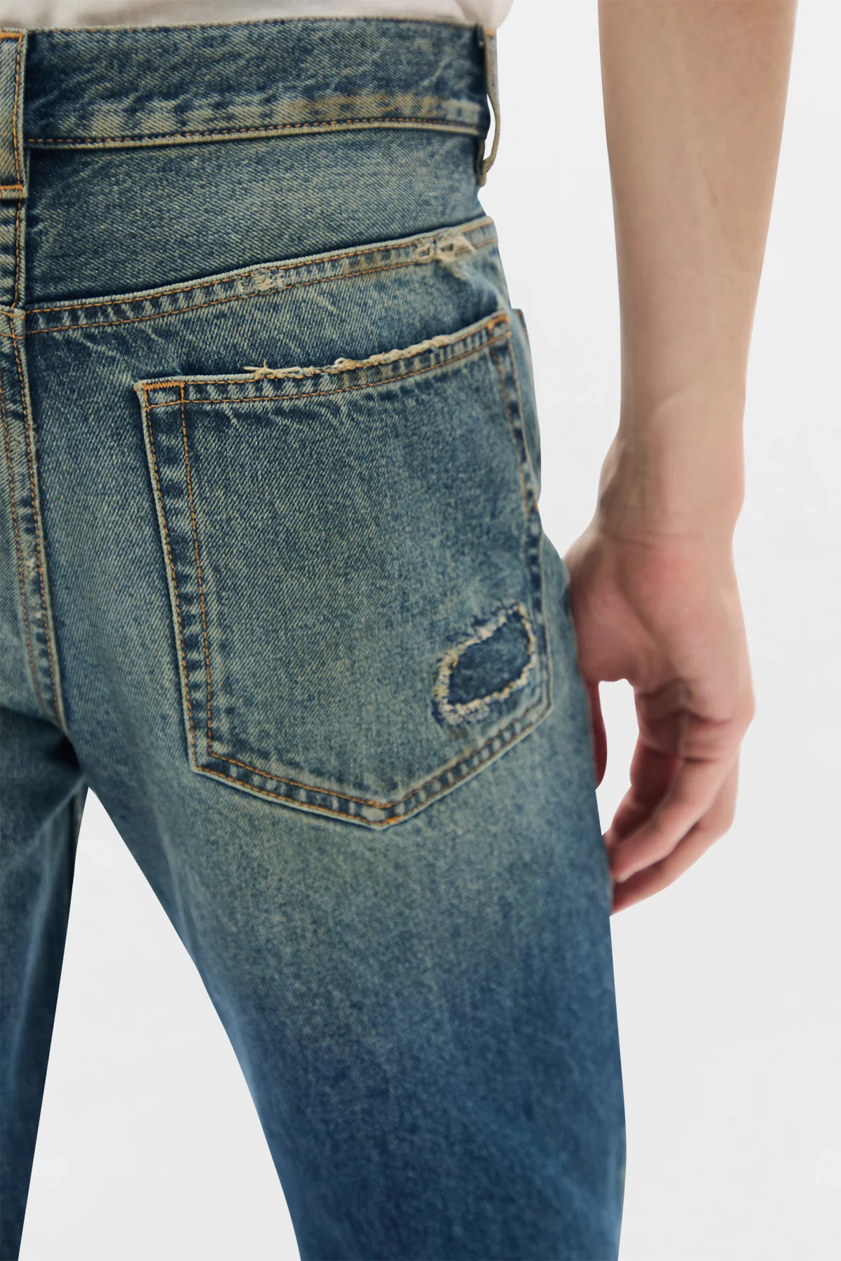 Hamo 5-Pockets Slim Fit Bootcut Trousers - Image 6