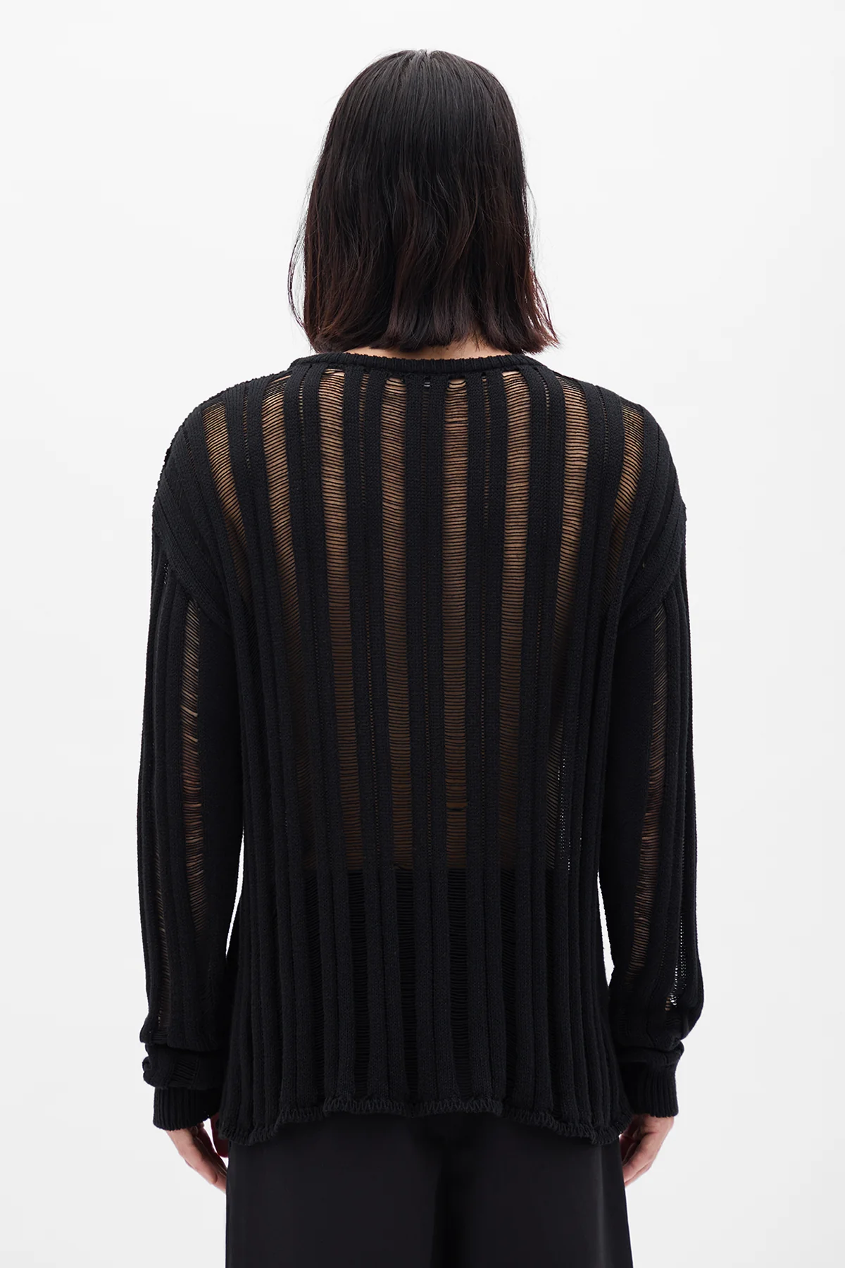 Danial Ladder Stitch Oversize Sweater - Image 3