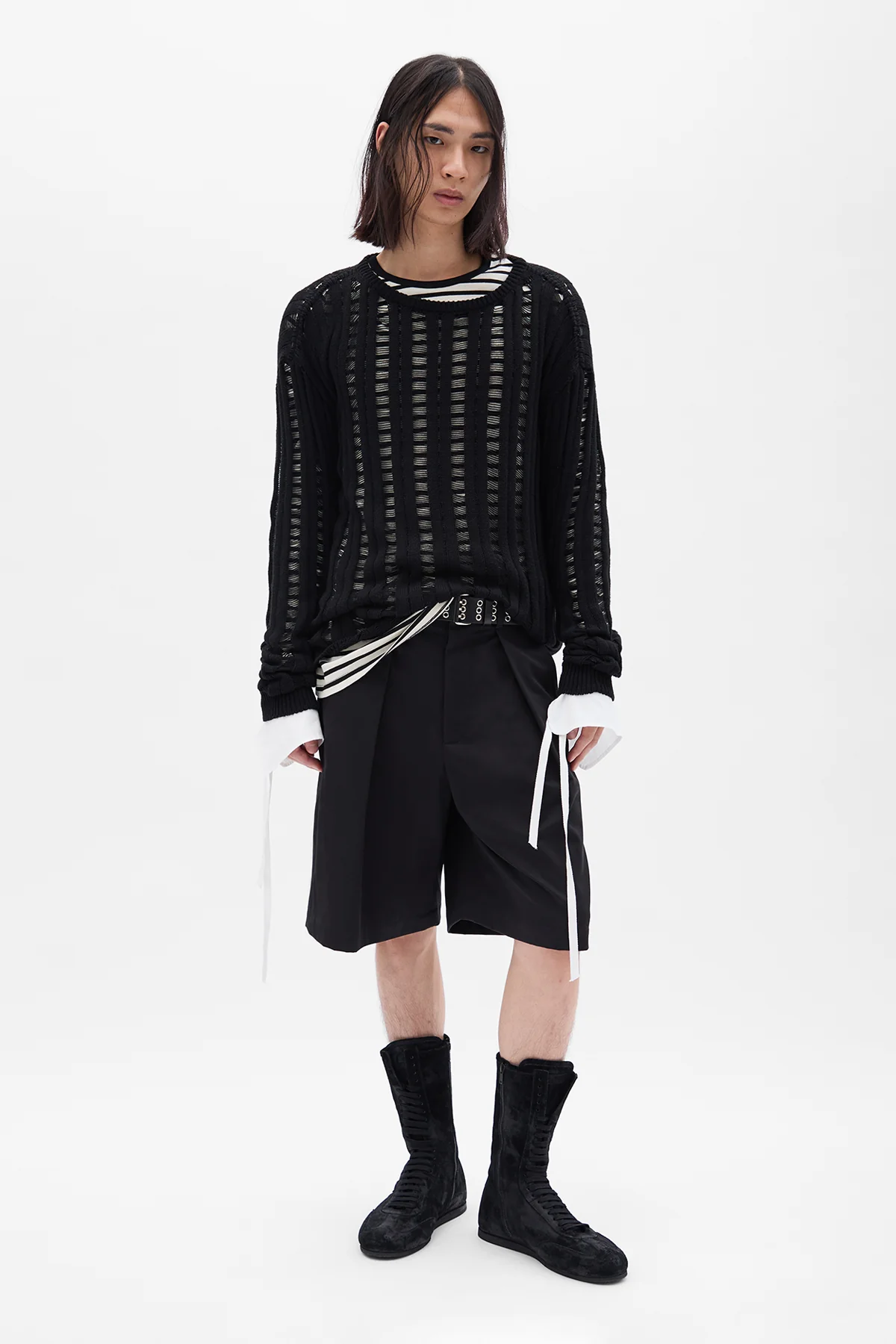 Danial Ladder Stitch Oversize Sweater - Image 4
