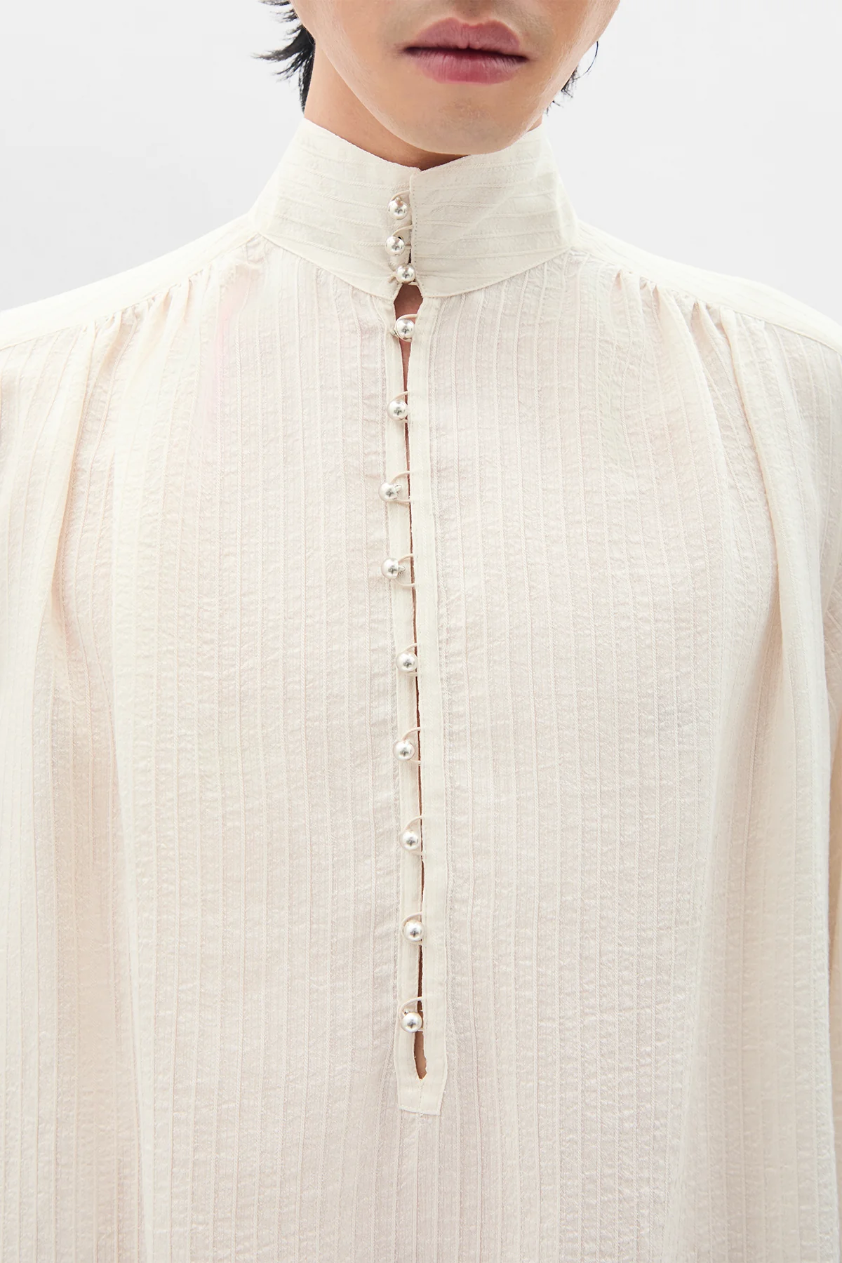 Thorald High Comfort Cropped Serafino Top - Image 5