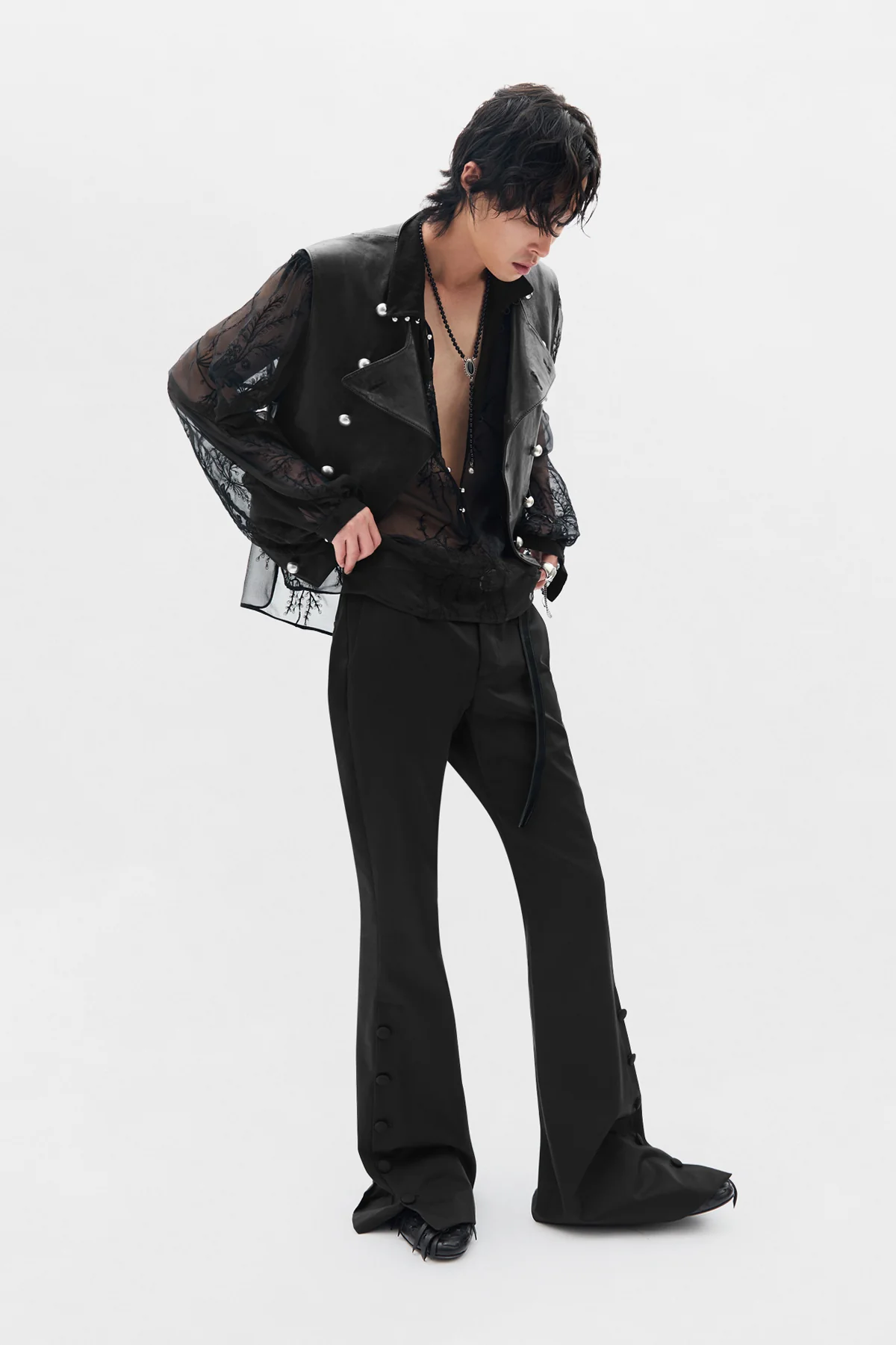 Thorald High Comfort Cropped Serafino Top - Image 4