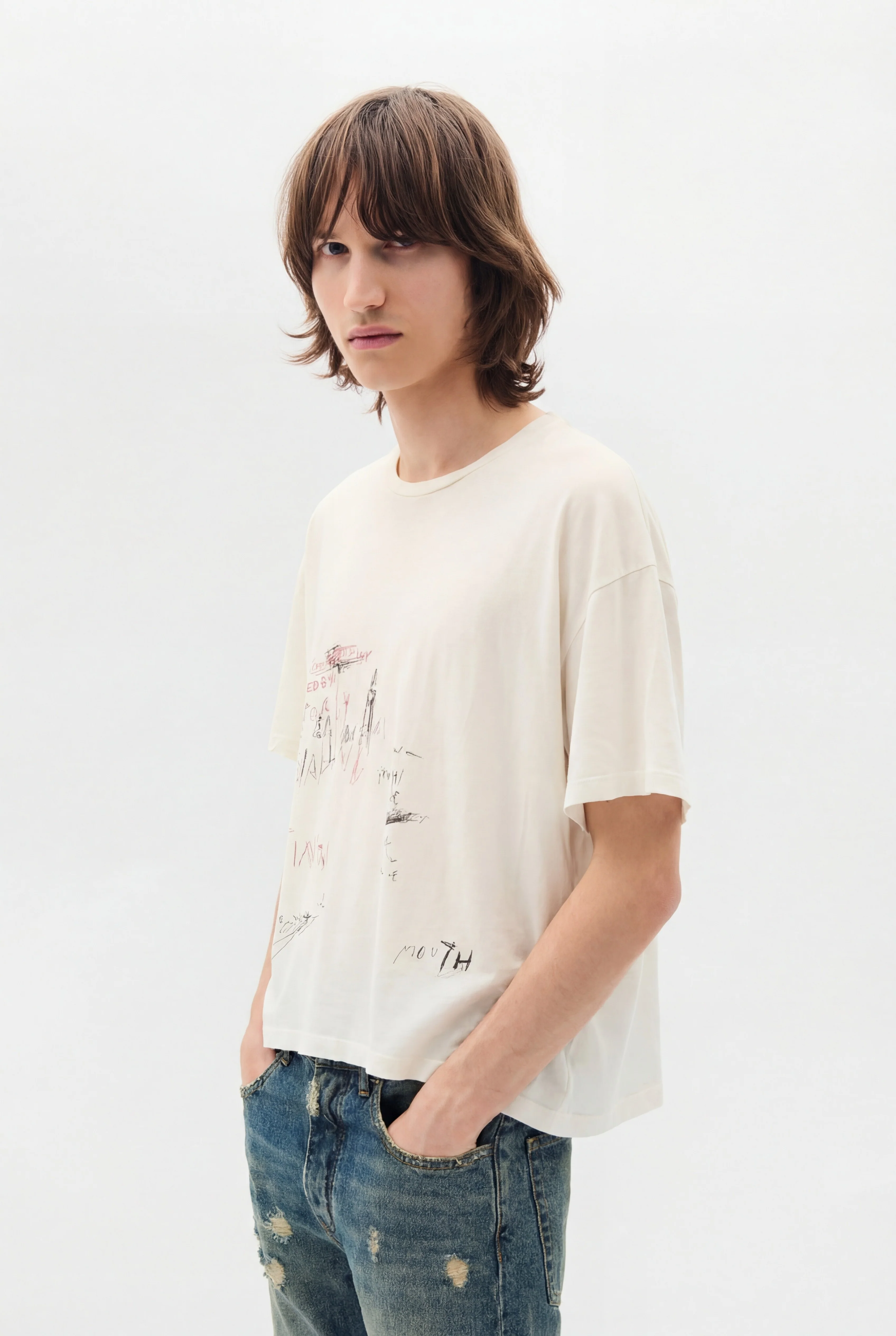 Everything is Fine Sketch T-Shirt - Image 2