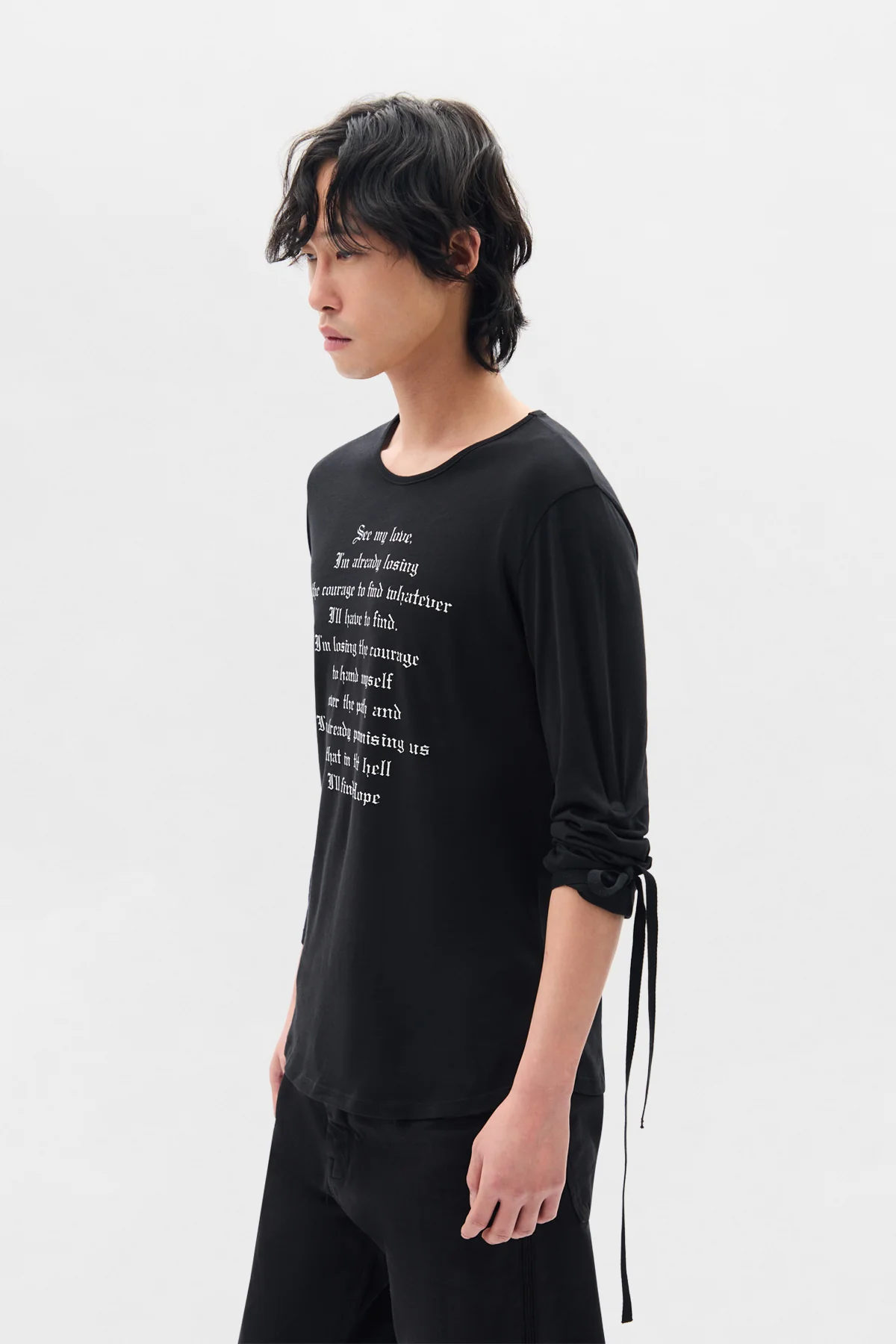 Alver Long Sleeve Fitted T-Shirt - Image 2