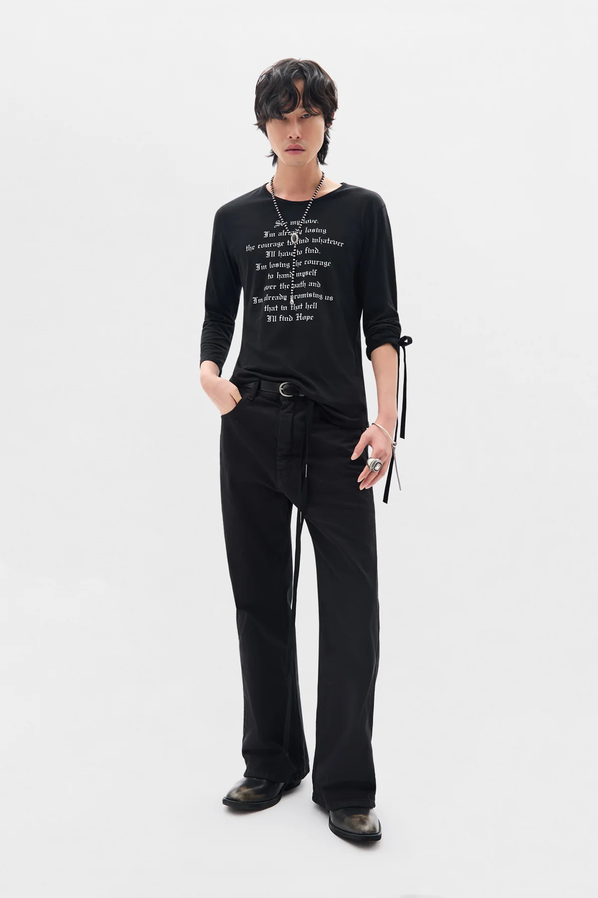 Alver Long Sleeve Fitted T-Shirt - Image 4