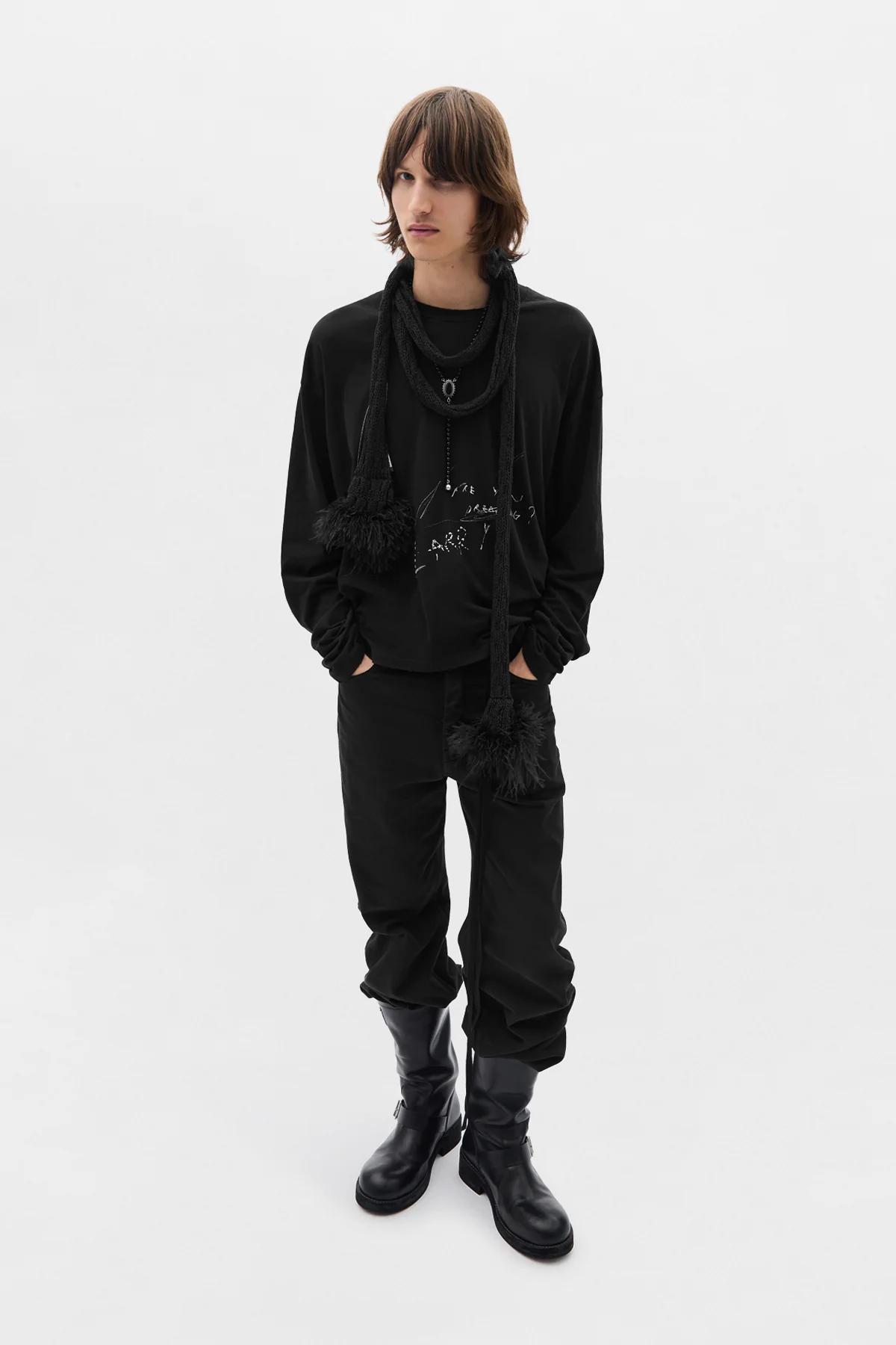 Emil Relax Fit Long Sleeve Boxy T-Shirt - Image 4