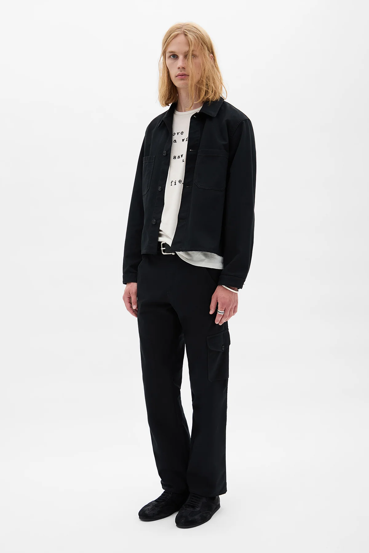 Vito Utility Straight Leg Cropped Trousers - Image 4
