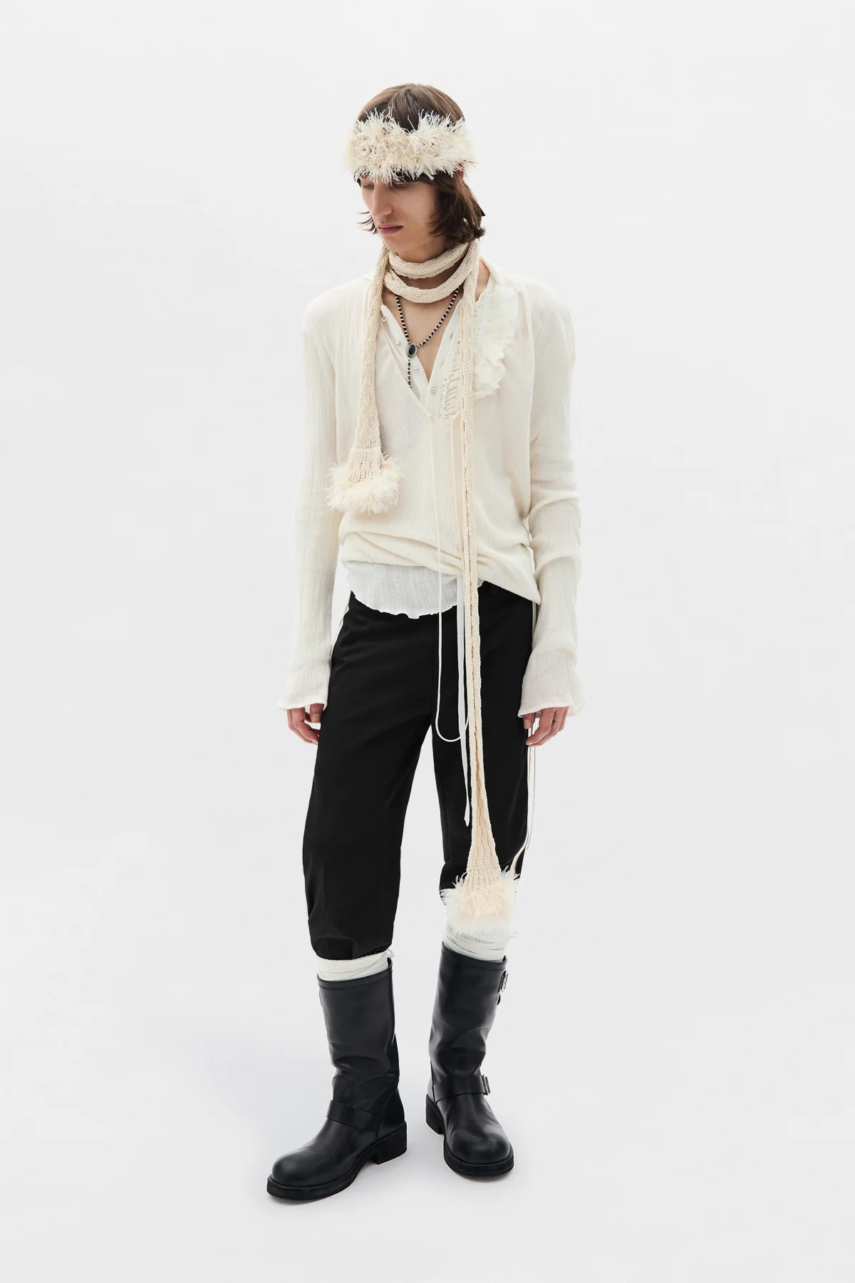 Perry Straight Leg Cropped Trousers - Image 4