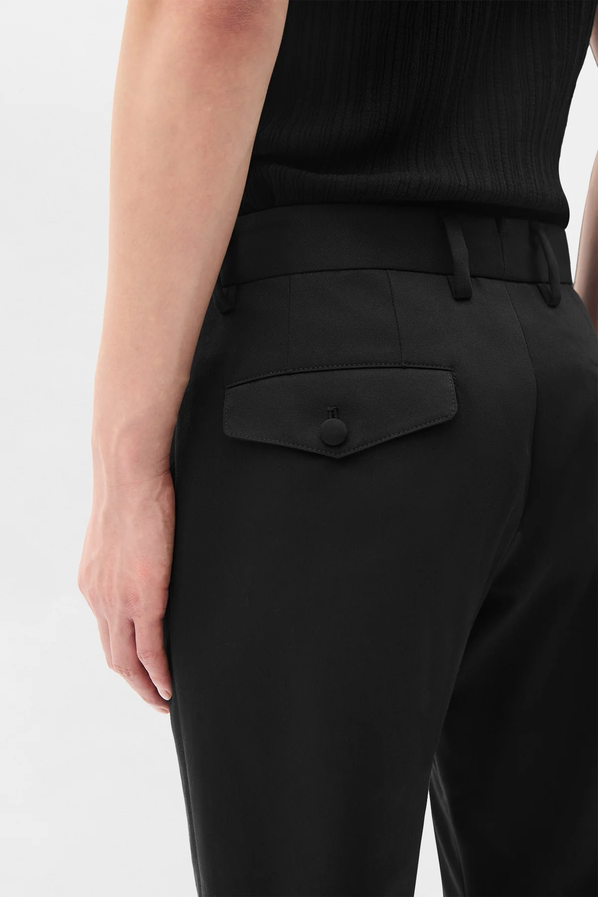 Vald Slim Fit Bootcut Trousers - Image 5