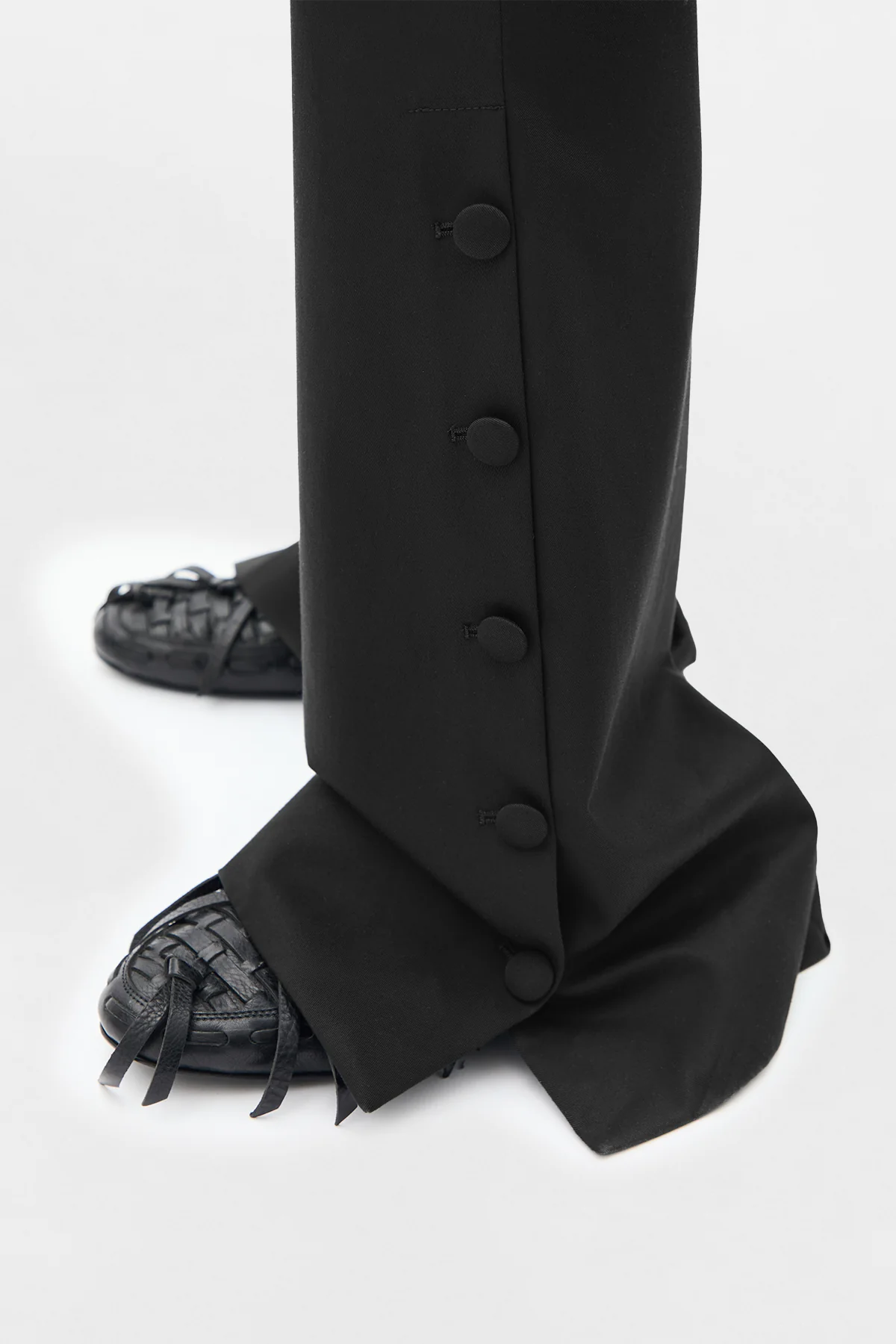 Vald Slim Fit Bootcut Trousers - Image 6
