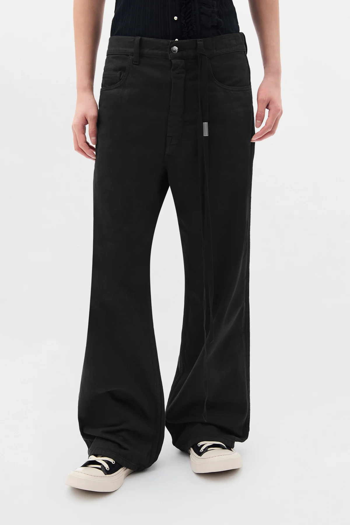 Alarik 5-Pockets Flared Cropped Trousers