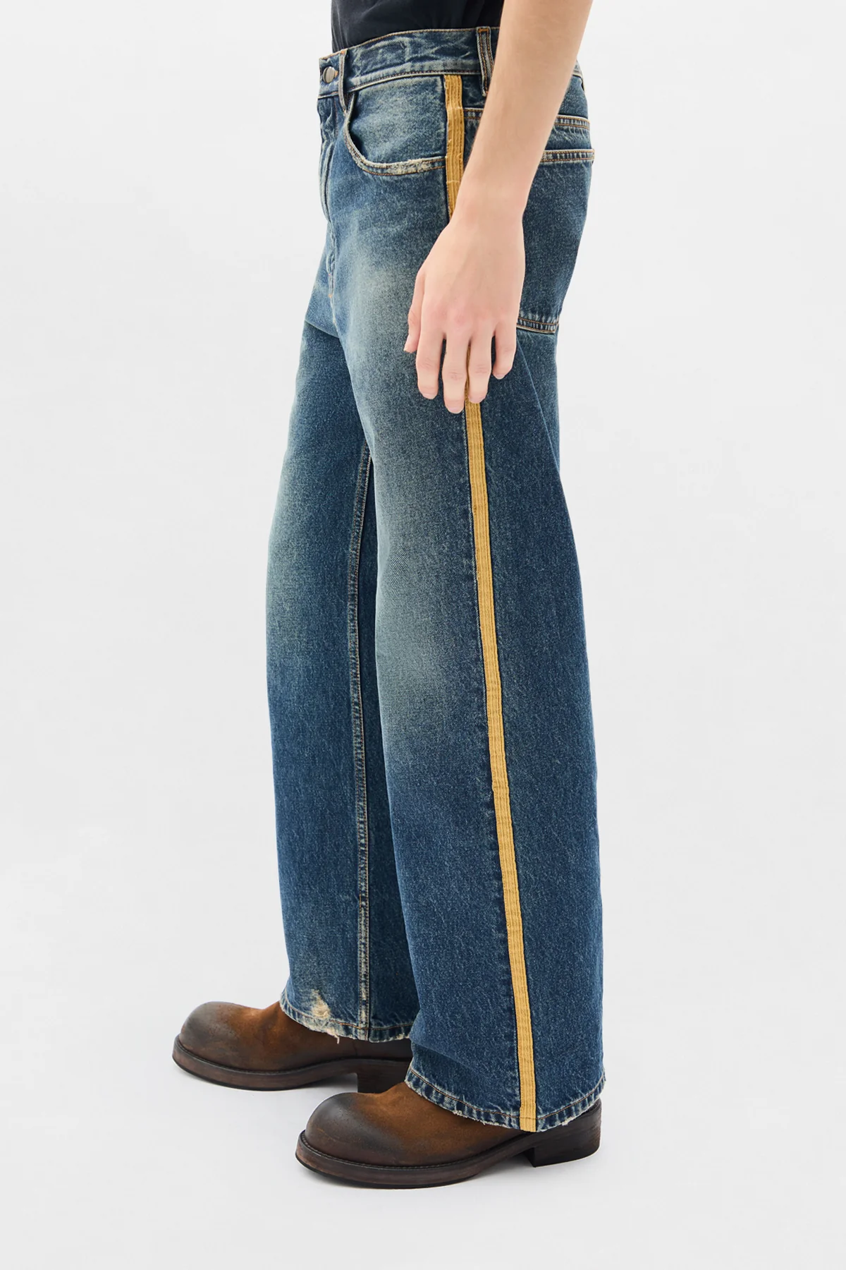 Alarik 5-Pockets Flared Cropped Trousers - Image 2