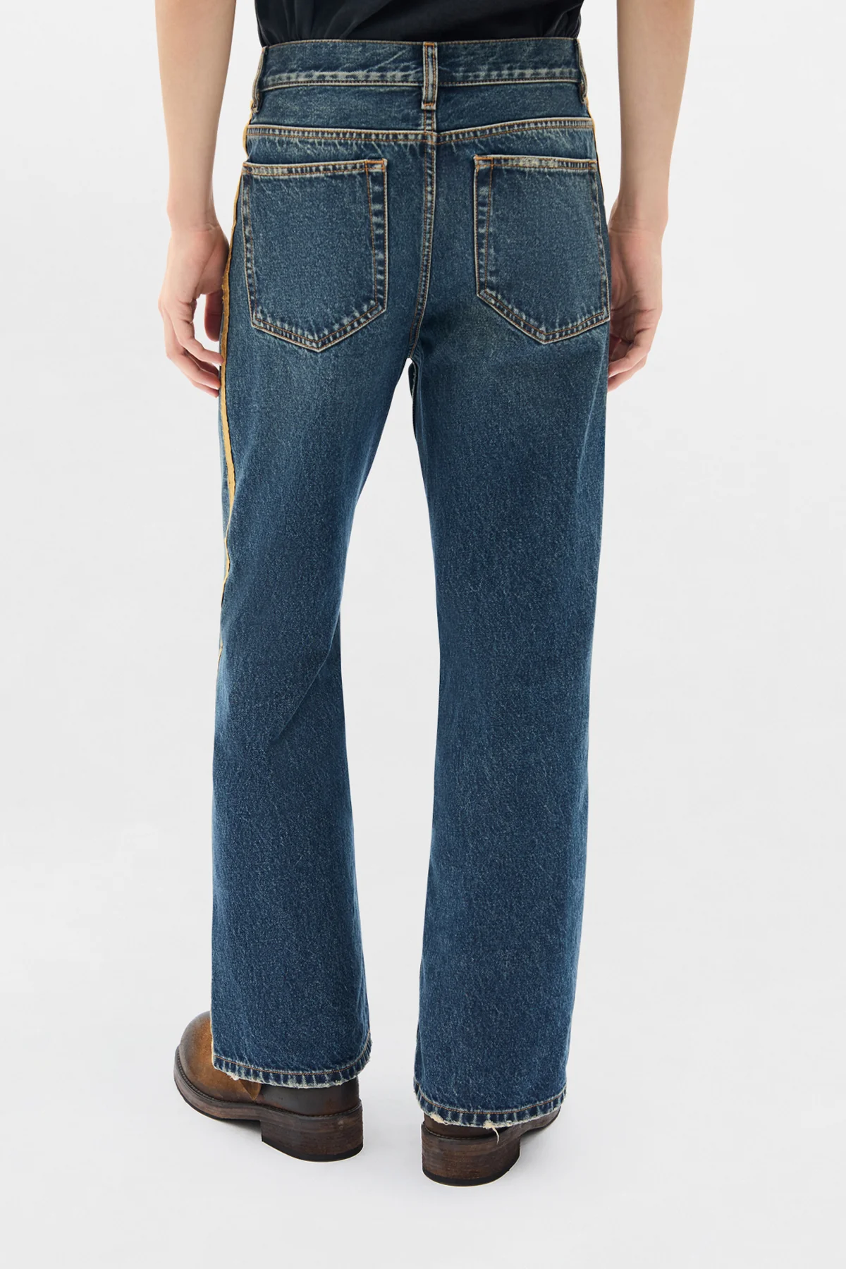 Alarik 5-Pockets Flared Cropped Trousers - Image 3