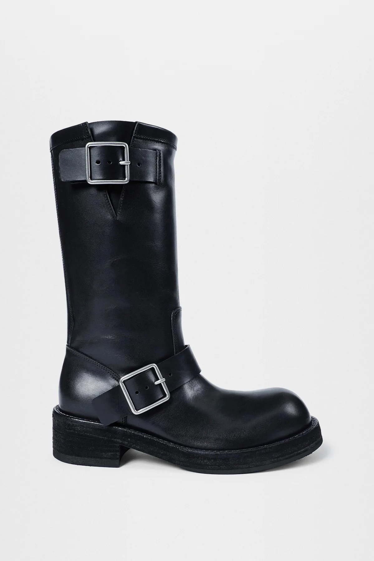 Sarith Engineer Biker Boots with Buckles - Image 6