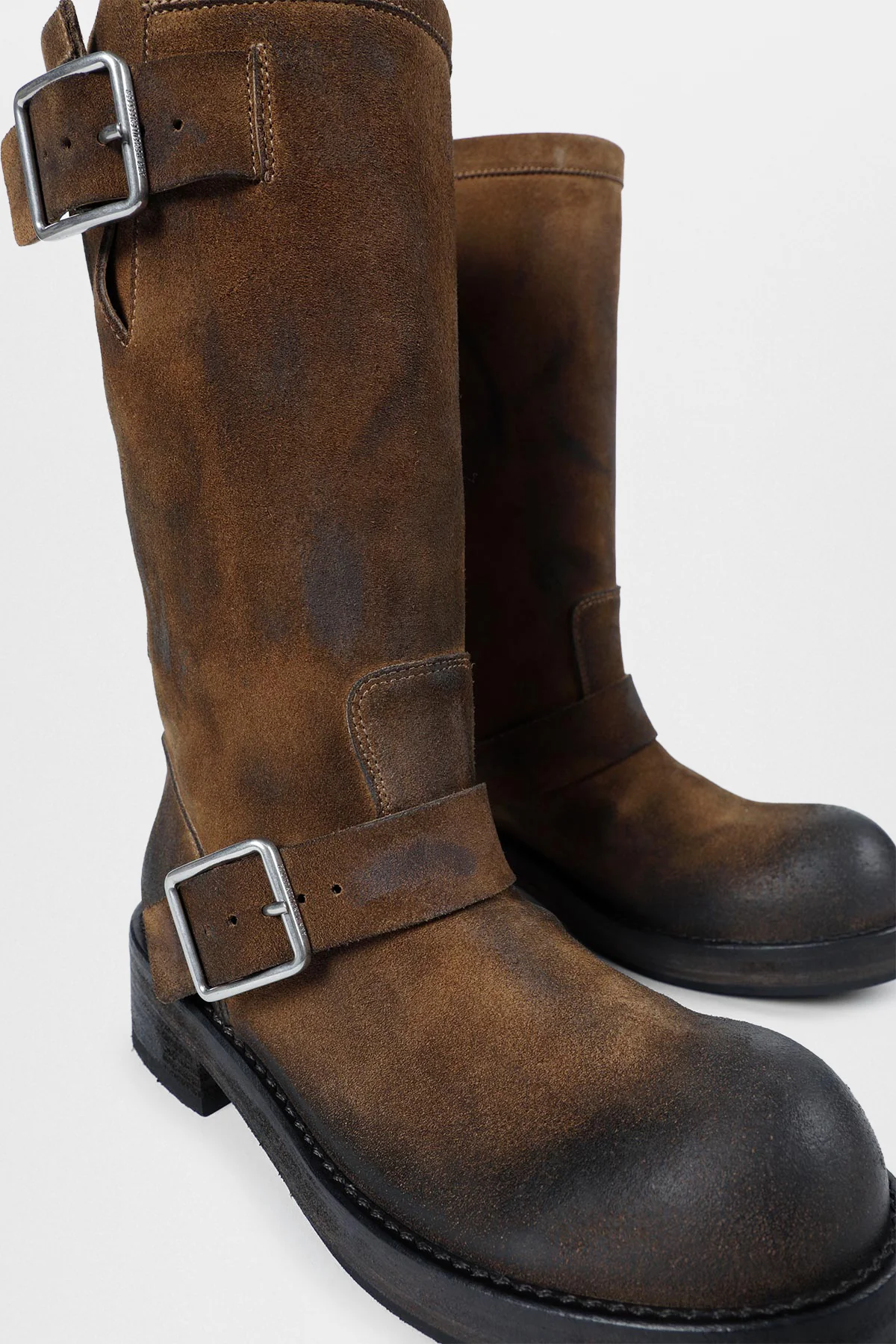 Sarith Engineer Biker Boots with Buckles - Image 4