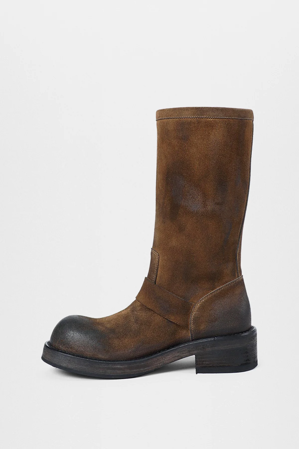 Sarith Engineer Biker Boots with Buckles - Image 6