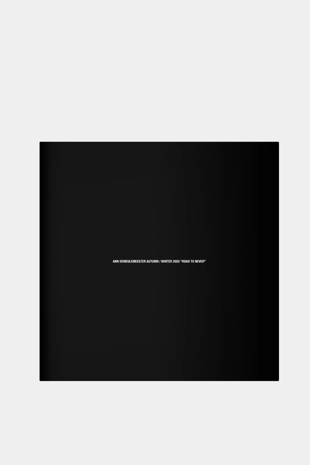 Autumn / Winter 2025 “Road To Never” Vinyl - Image 2