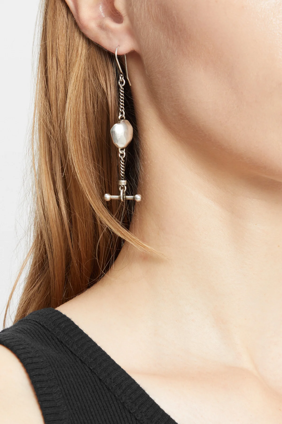Winona Organic Sphere Earrings - Image 3