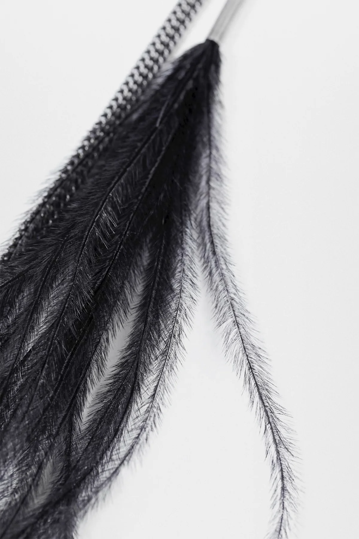 Afsar Beaded Necklace with Feathers - Image 5
