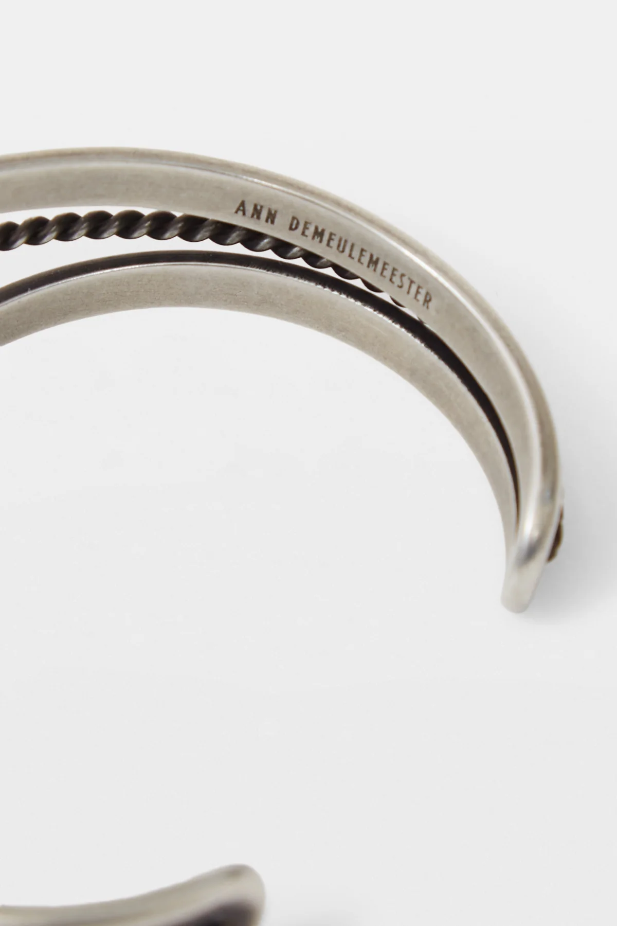 Fern Transparent Cabochon Cuff Bracelet - Image 3