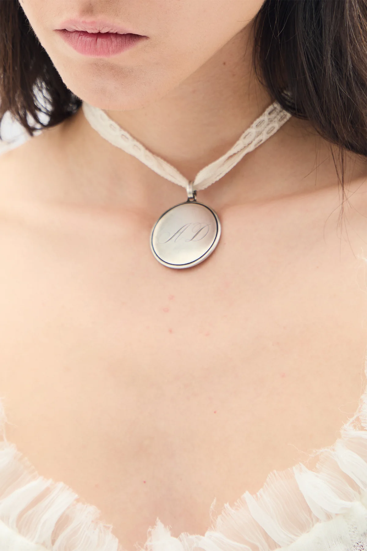Monogram Pendant Necklace - Image 3