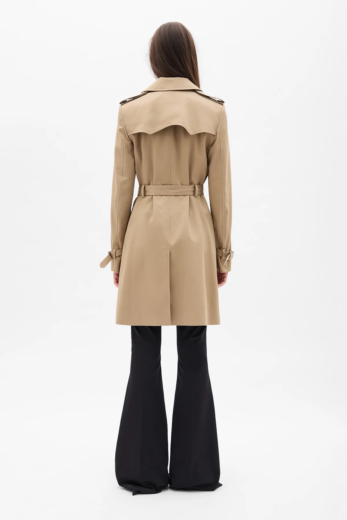 Eda Fitted Double Breasted Coat - Image 3