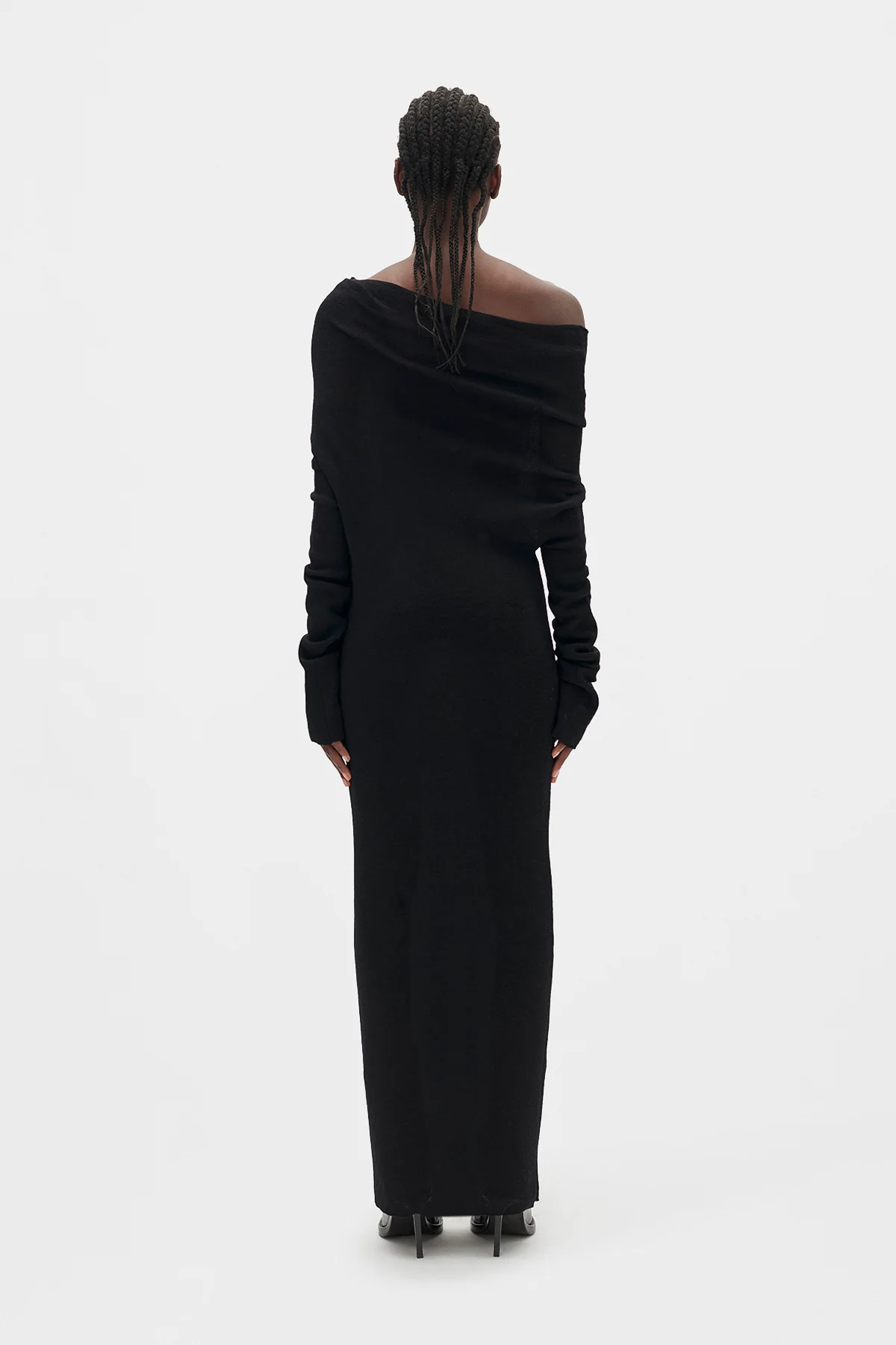 Barbro Dropped Shoulder Midi Knitted Dress - Image 3