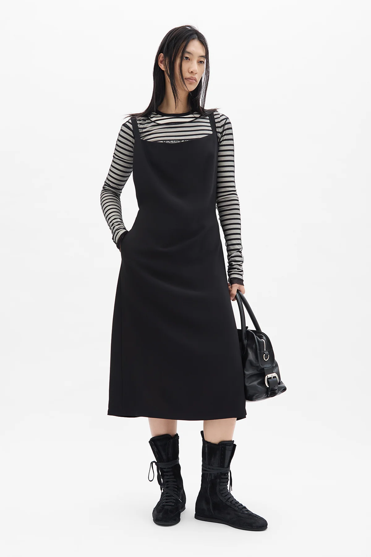 Desi Midi Apron Wrap Dress - Image 4