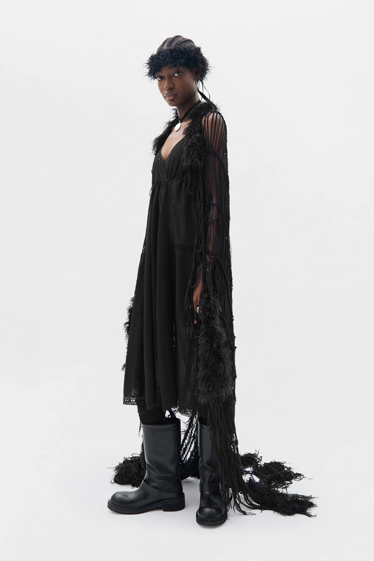 Elen Negligé Midi Dress - Image 4