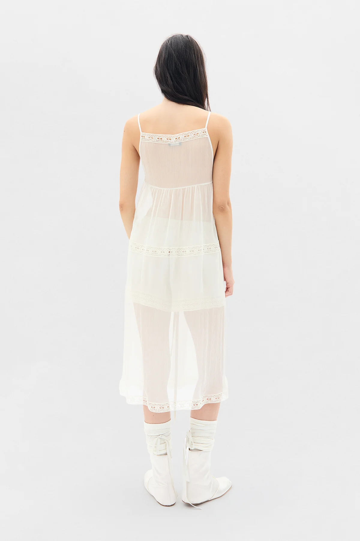 Elen Negligé Midi Dress - Image 3