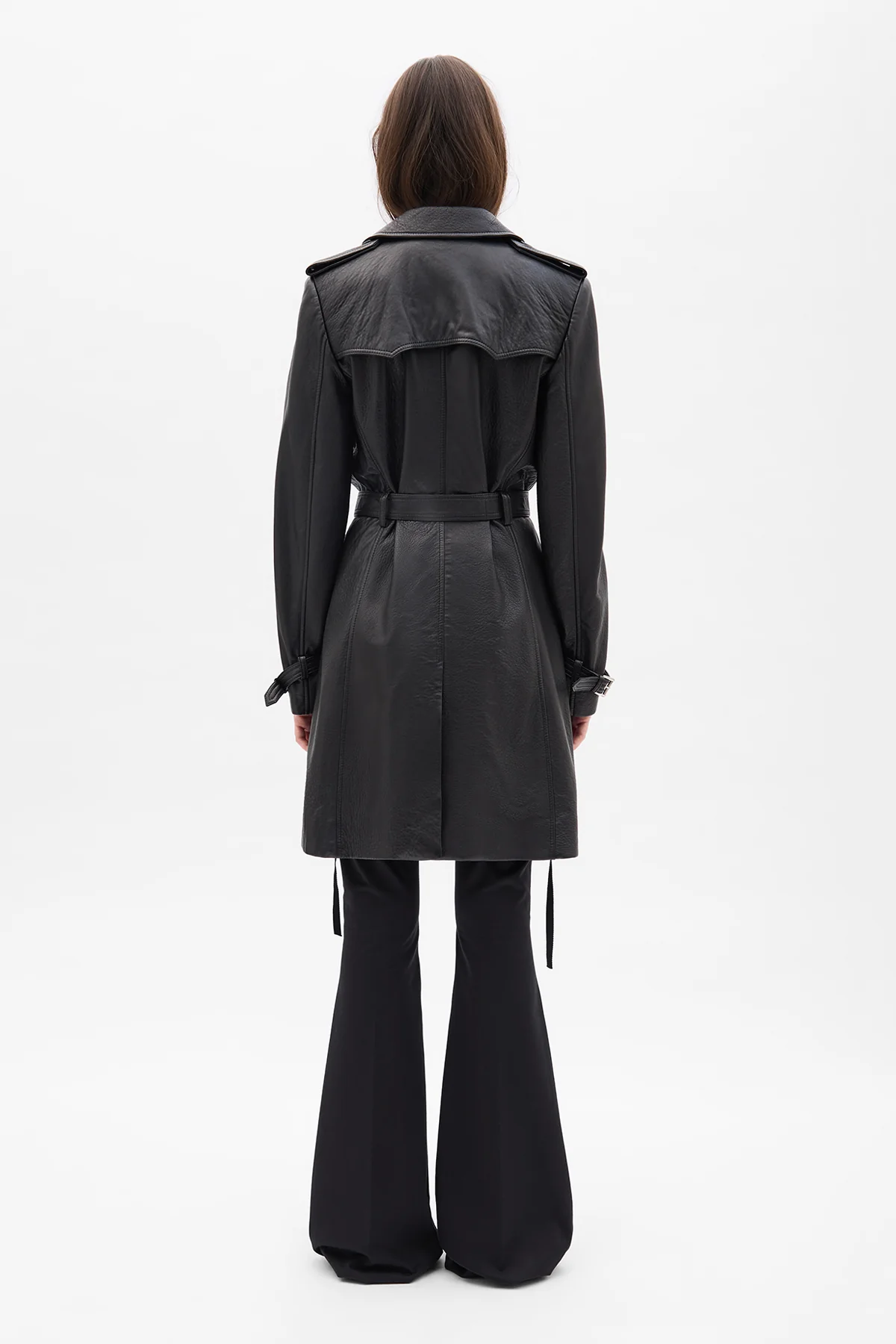 Eda Fitted Double Breasted Coat - Image 3
