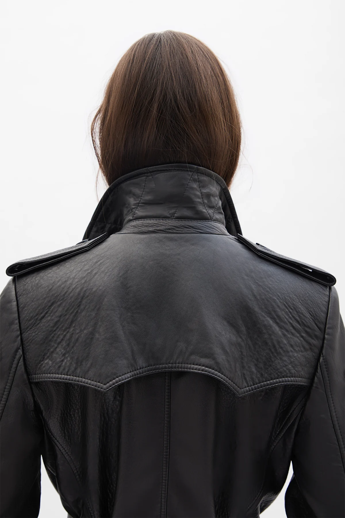 Eda Fitted Double Breasted Coat - Image 5