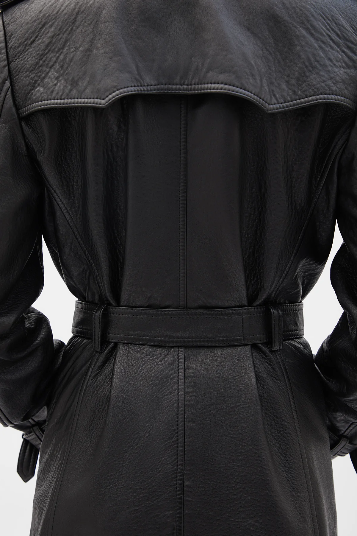 Eda Fitted Double Breasted Coat - Image 9