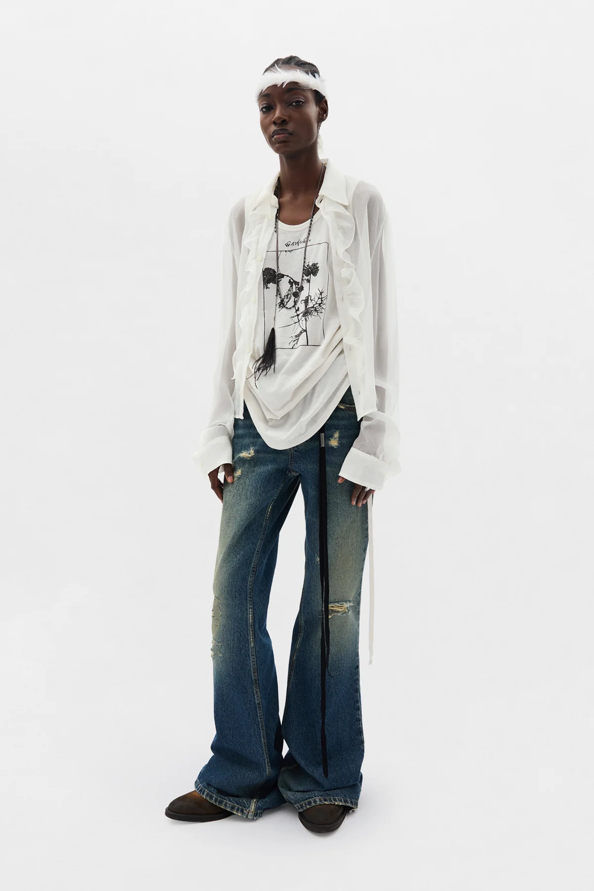Toos 5-Pockets Slim Fit Bootcut Trousers - Image 4