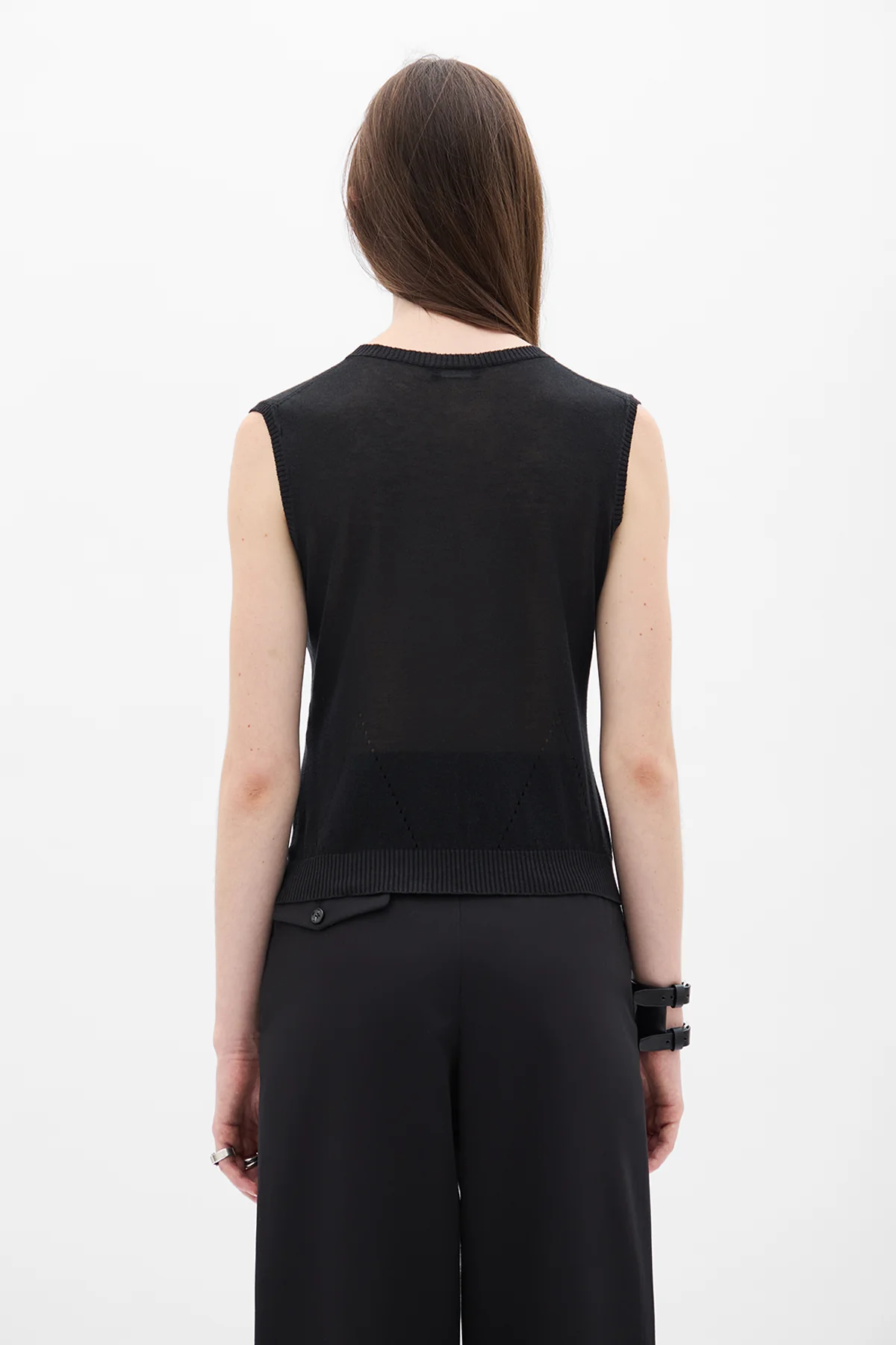 Roka Seamless Sleeveless Knit Top - Image 3