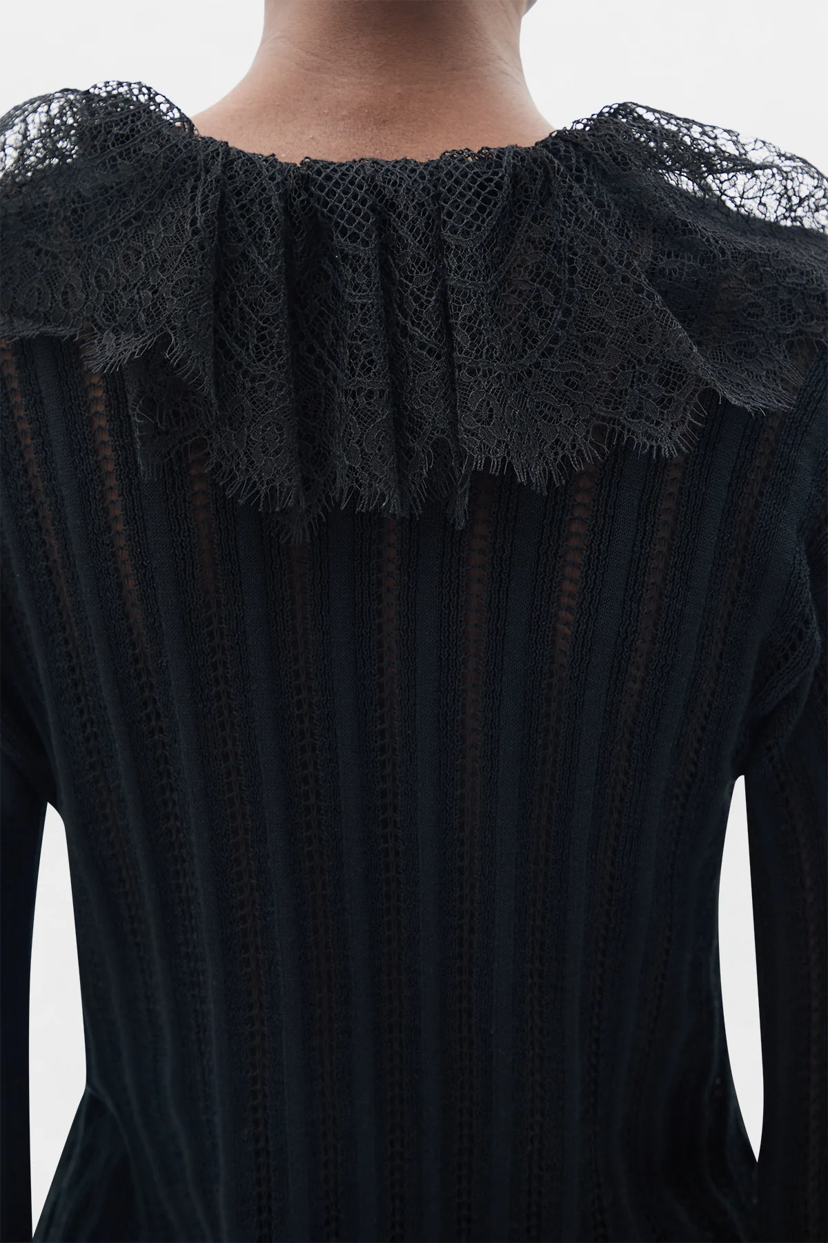Nya Open Rib Fitted Cardigan - Image 5