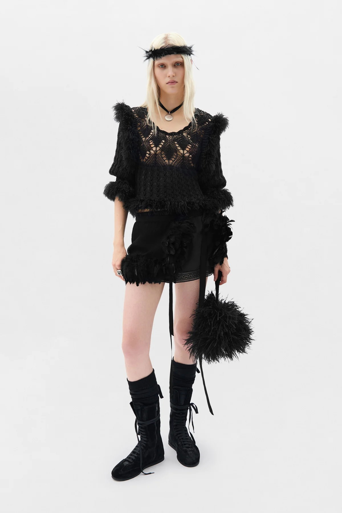 Dudu Scallop Neck Fitted Sweater - Image 4