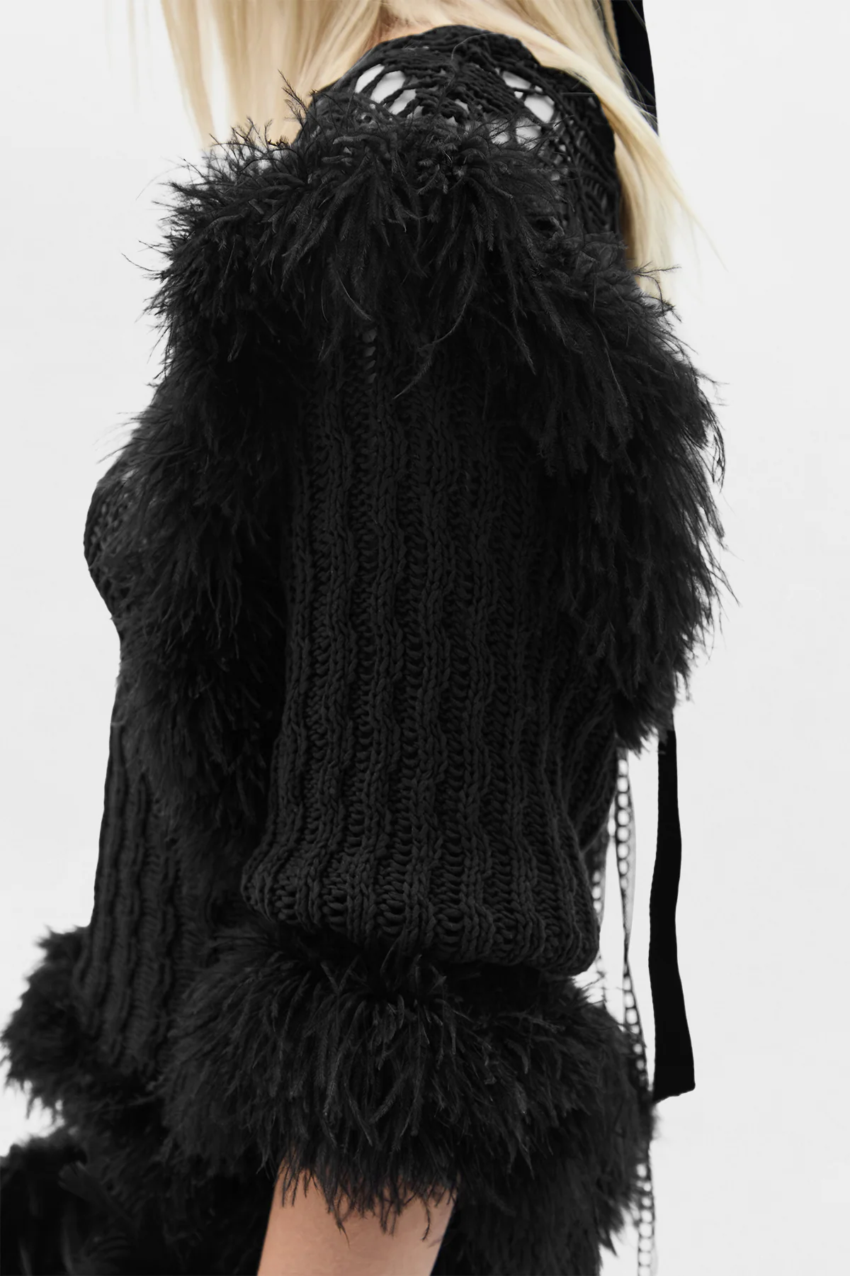Dudu Scallop Neck Fitted Sweater - Image 7