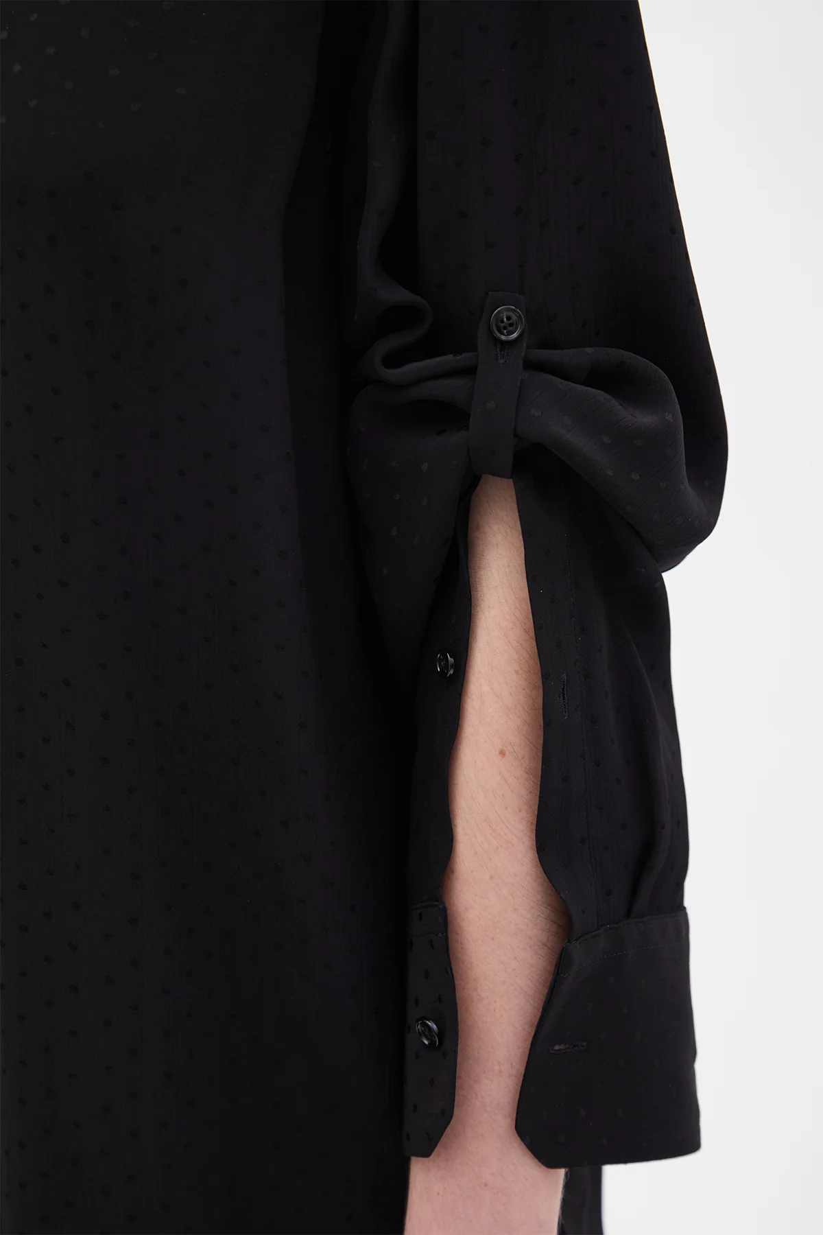 Dien Stand Collar Long Shirt - Image 7