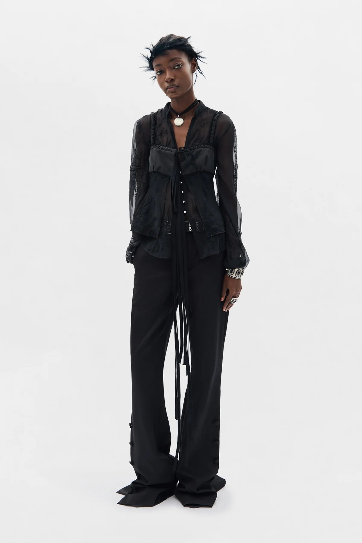 Rhea Open Front Shirt - Image 4