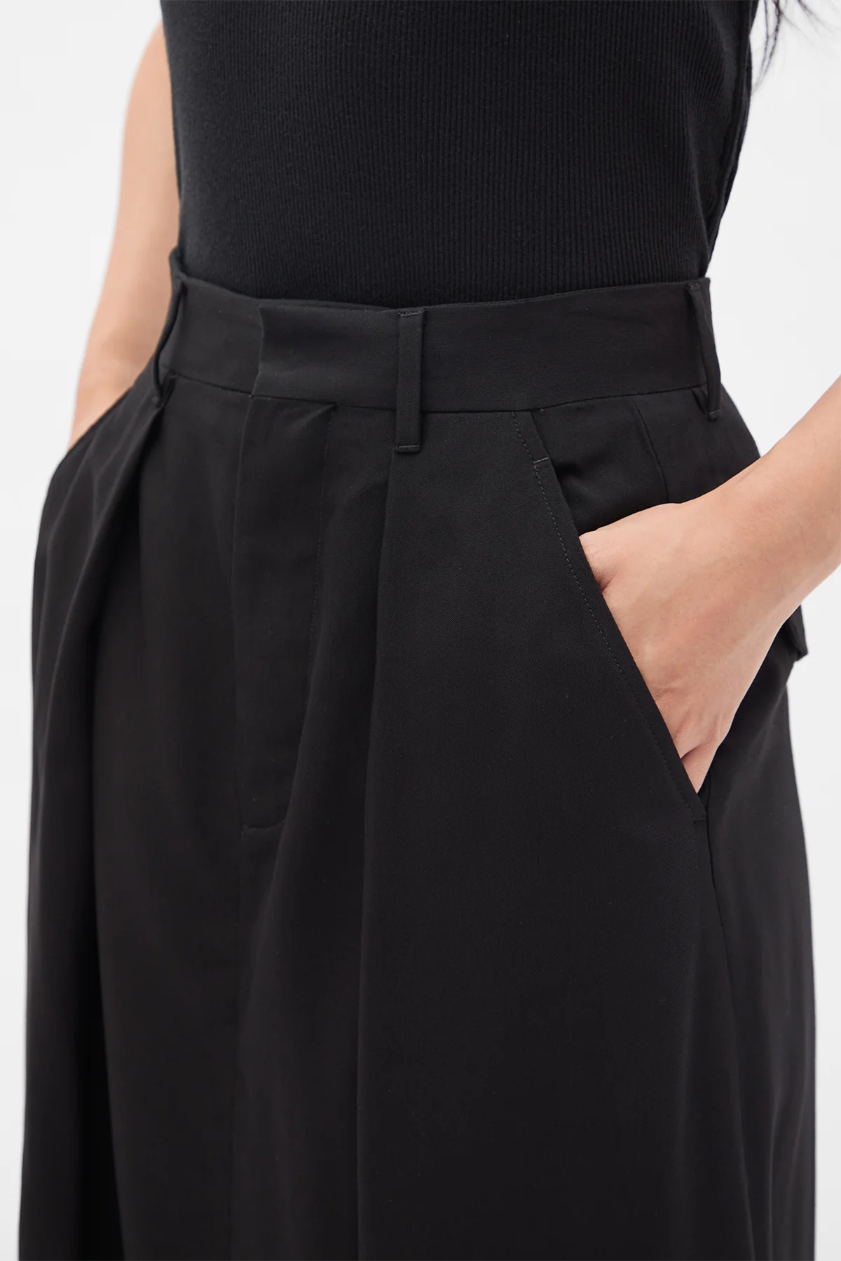 Yura Midi "A" Line Pleated Skirt - Image 5
