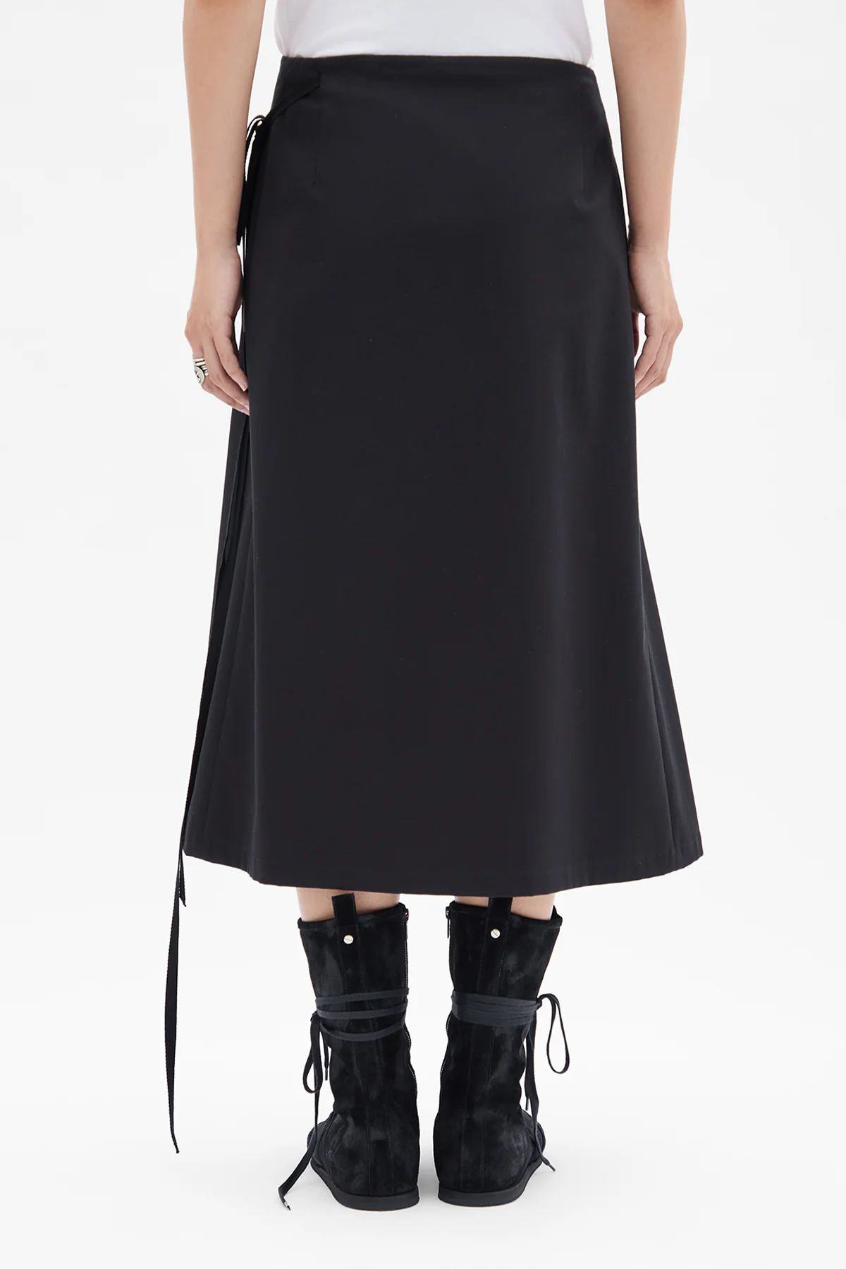 Fabi Midi Apron Wrap Skirt - Image 3